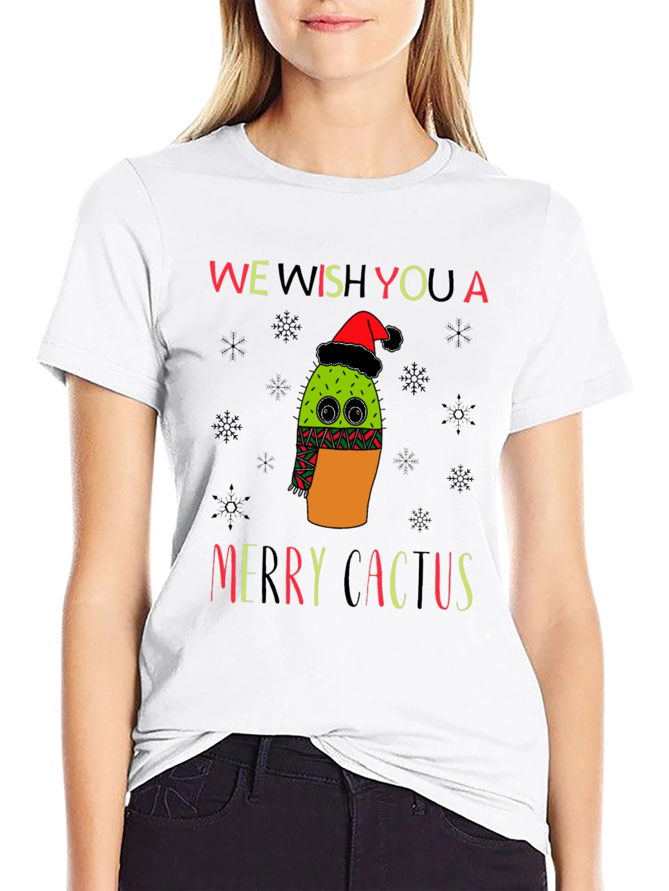 Merry Cactus Holiday T-Shirt