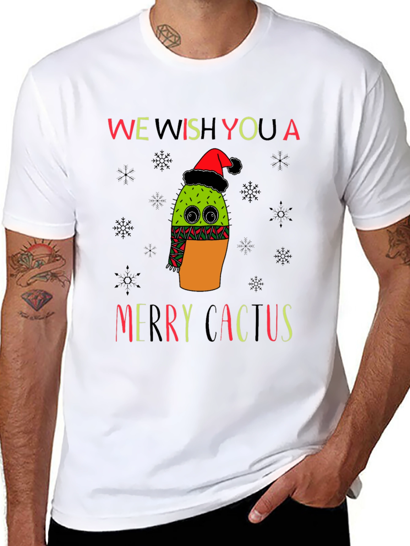 Merry Cactus Holiday T-Shirt