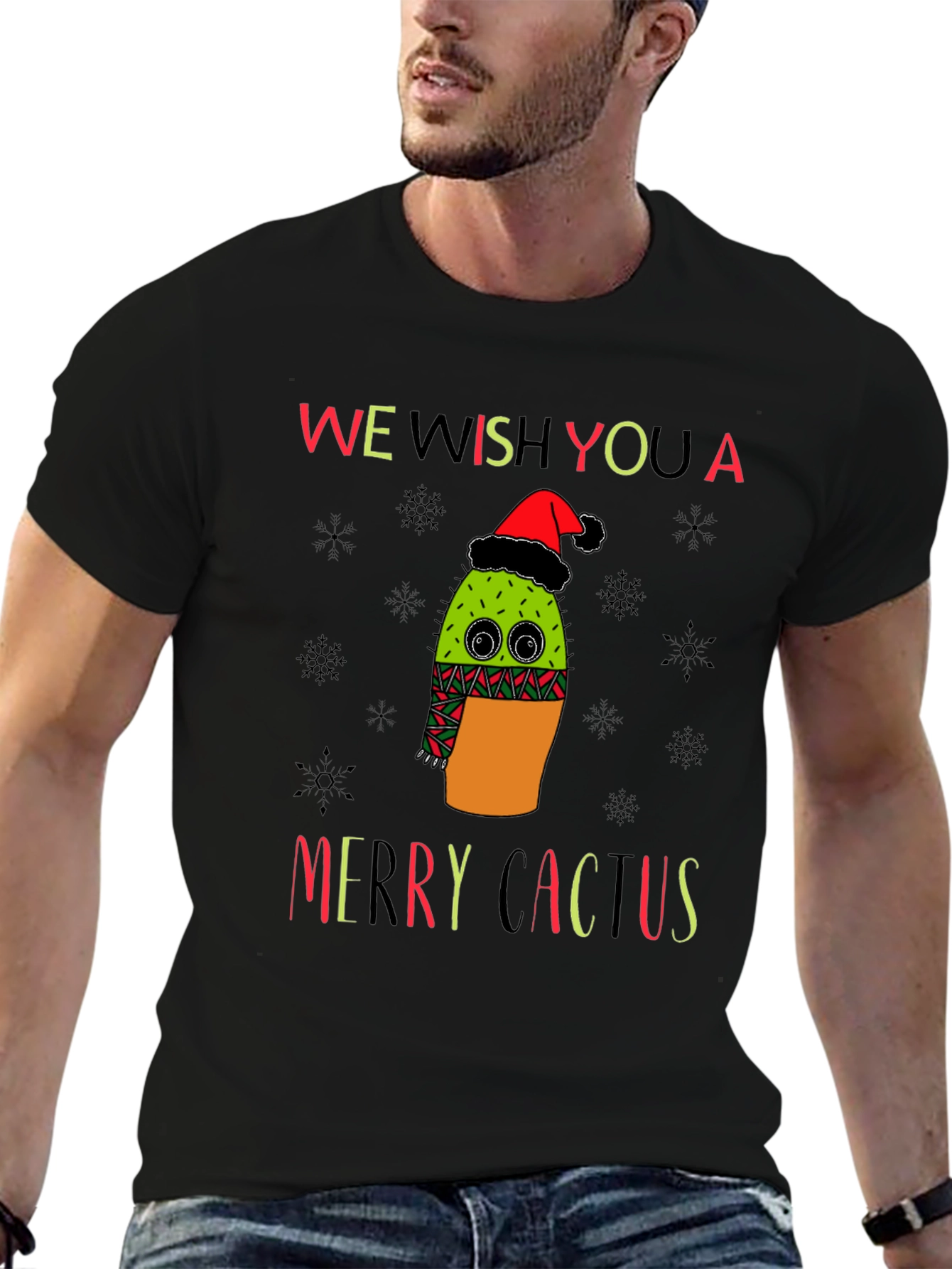 Merry Cactus Holiday T-Shirt