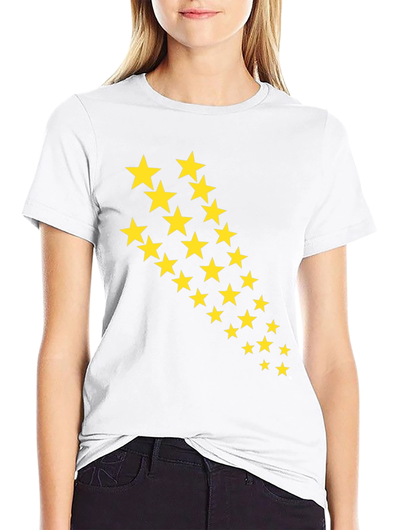 Black Starry Graphic Tee