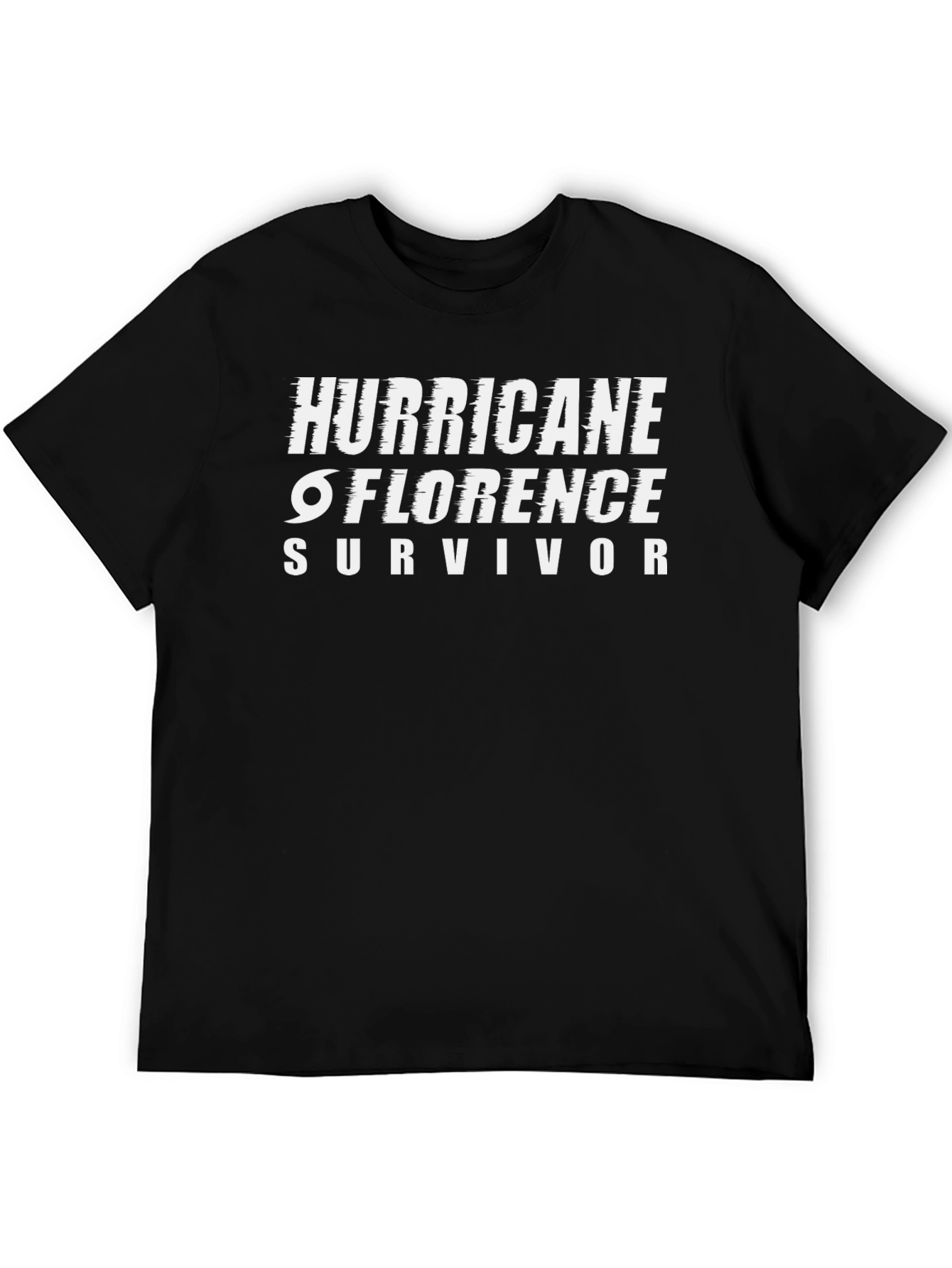 Hurricane Florence Survivor Black T-Shirt