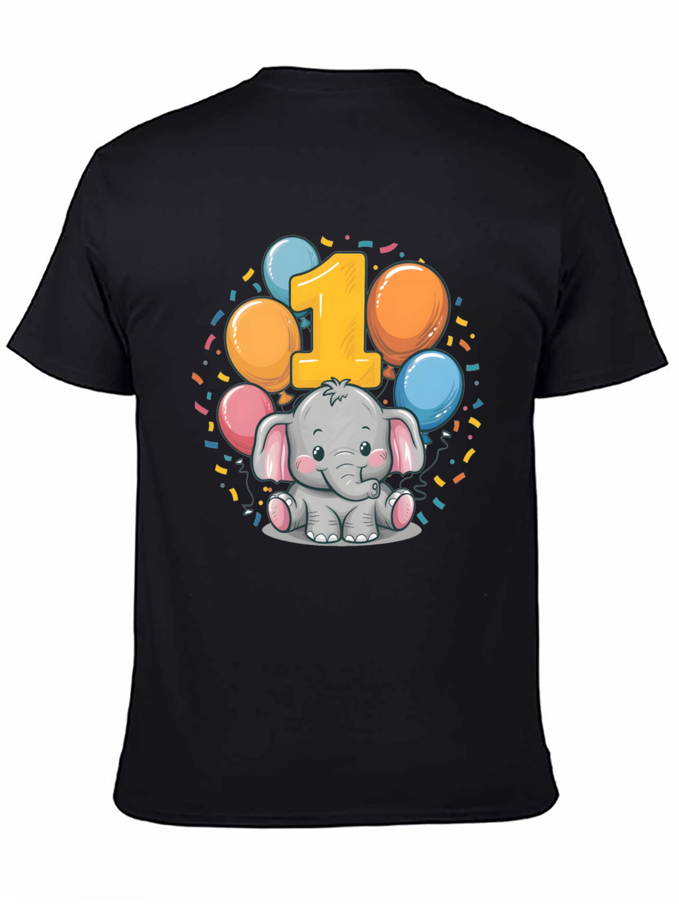Babys First Birthday Elephant T-Shirt