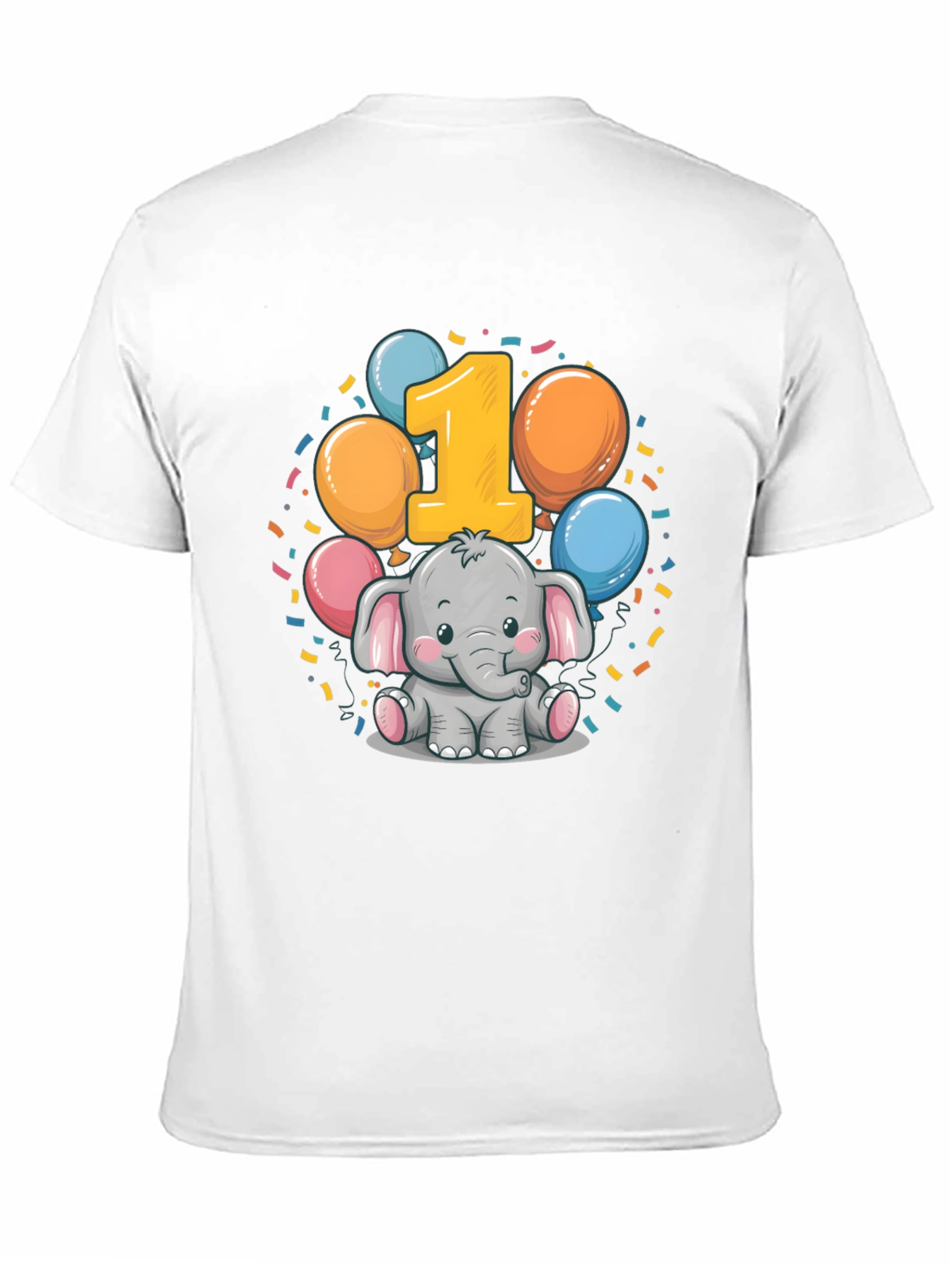 Babys First Birthday Elephant T-Shirt