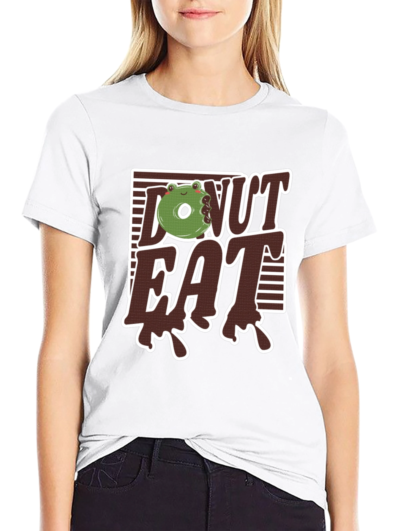 Donut Eat Graphic T-Shirt - Funny Foodie Tee