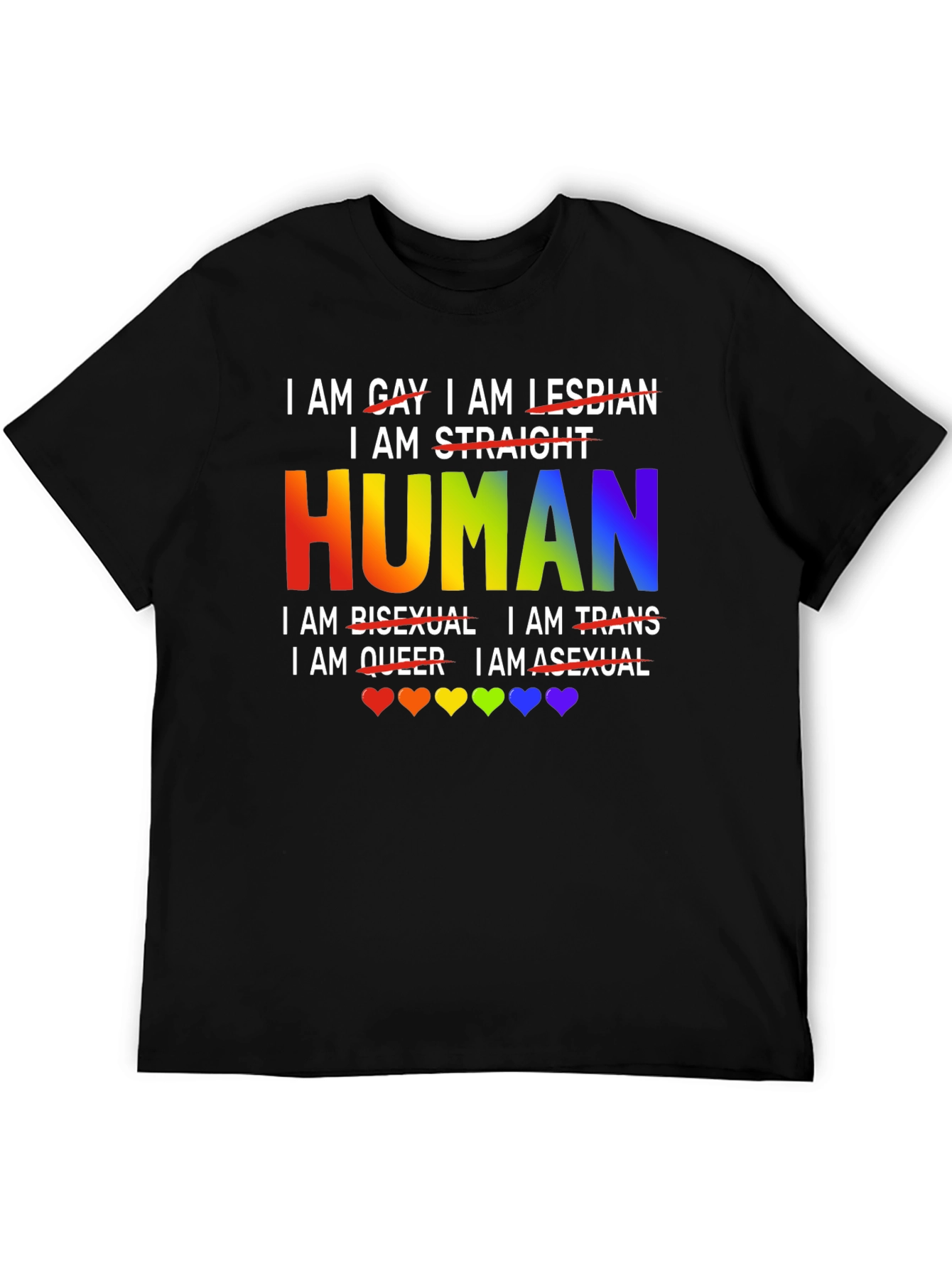 Human Pride T-Shirt - LGBTQ+ Equality & Support