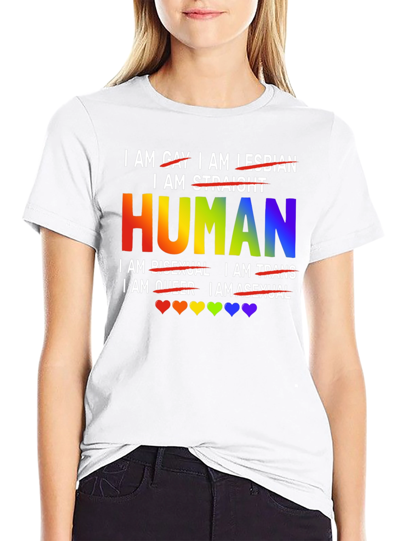 Human Pride T-Shirt - LGBTQ+ Equality & Support