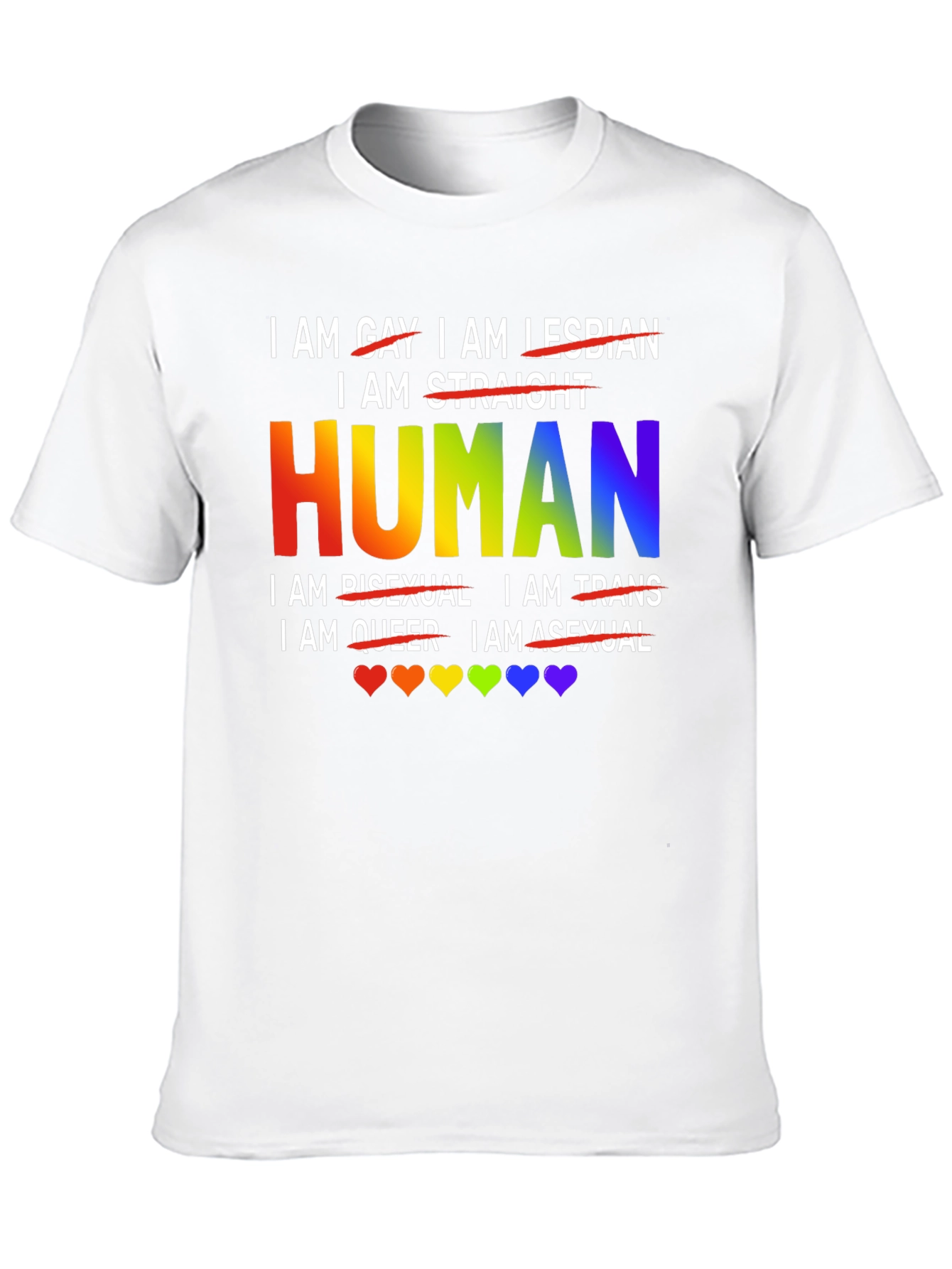 Human Pride T-Shirt - LGBTQ+ Equality & Support