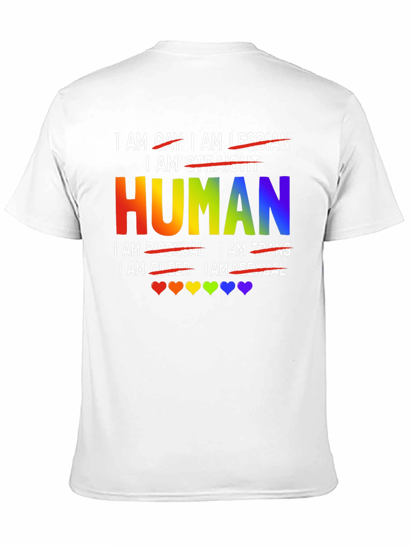 Human Pride T-Shirt - LGBTQ+ Equality & Support