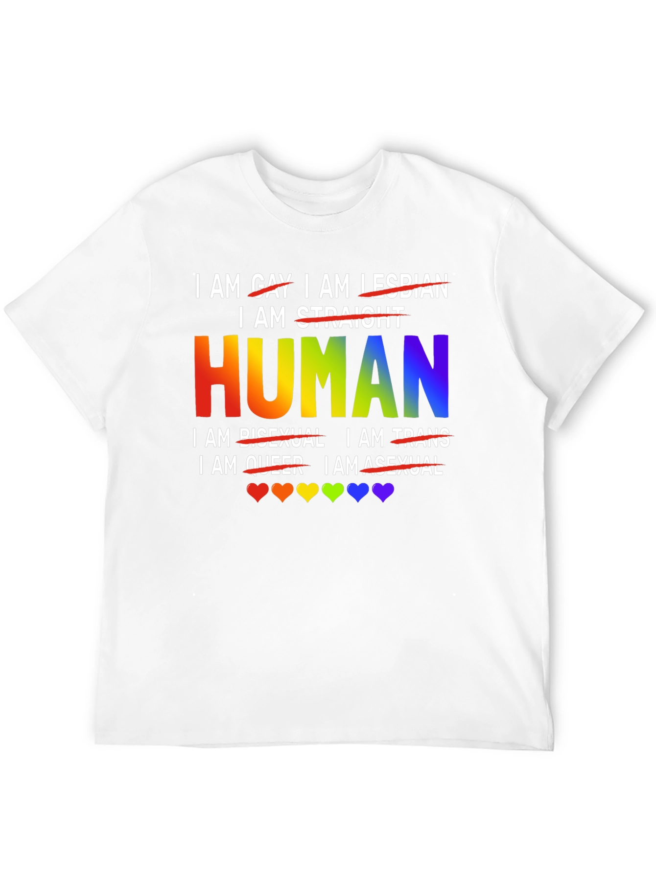 Human Pride T-Shirt - LGBTQ+ Equality & Support