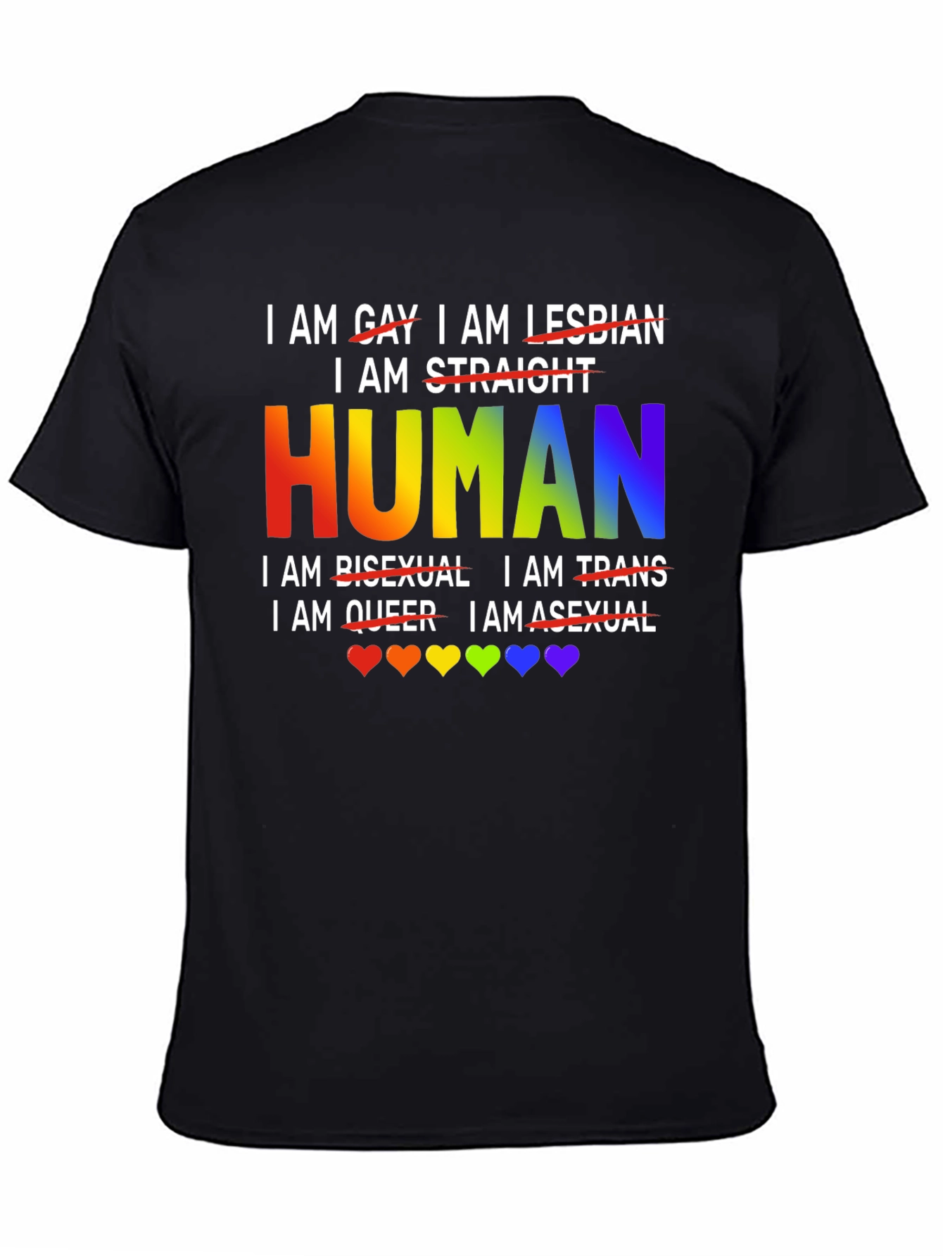 Human Pride T-Shirt - LGBTQ+ Equality & Support
