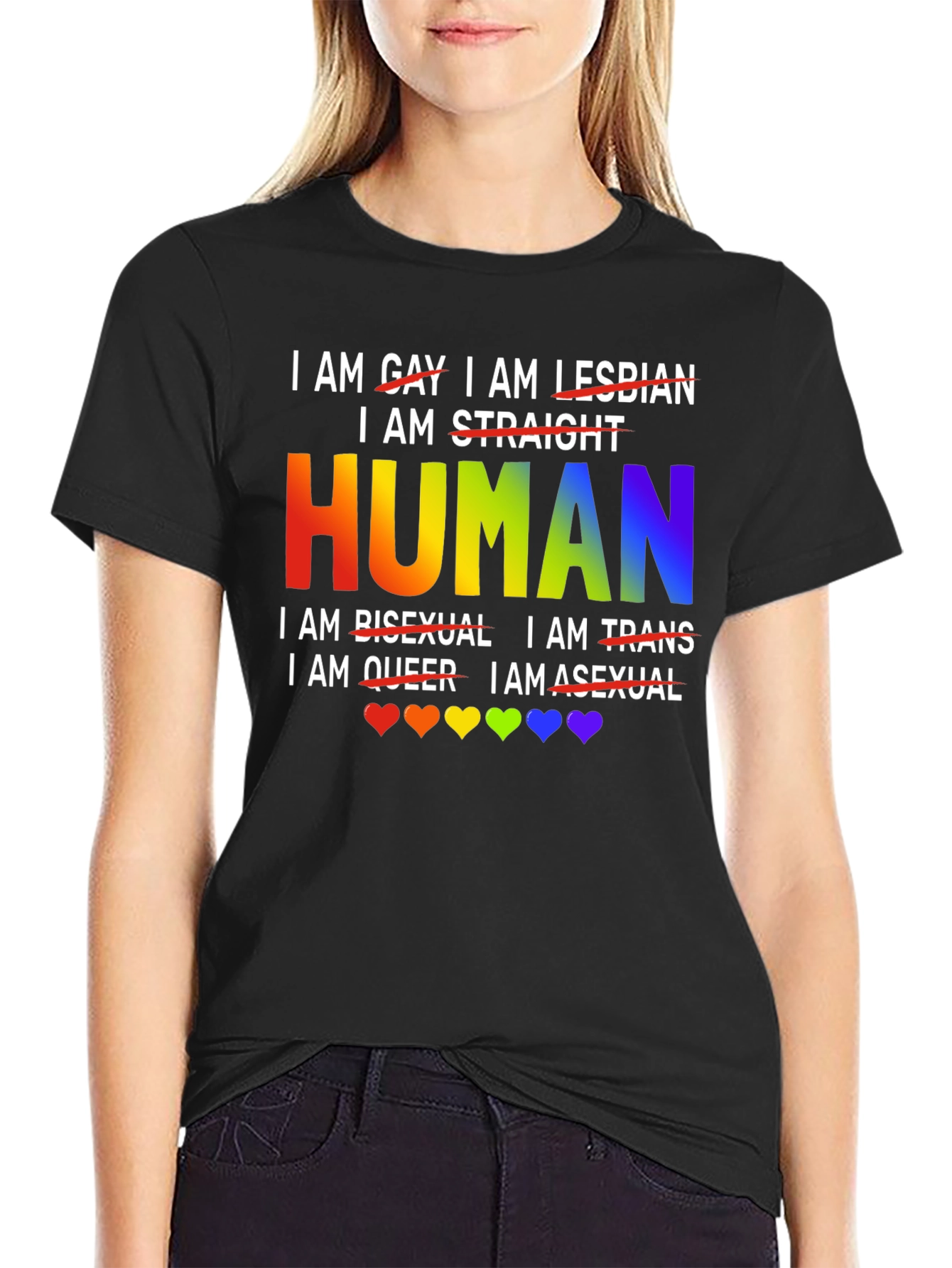 Human Pride T-Shirt - LGBTQ+ Equality & Support