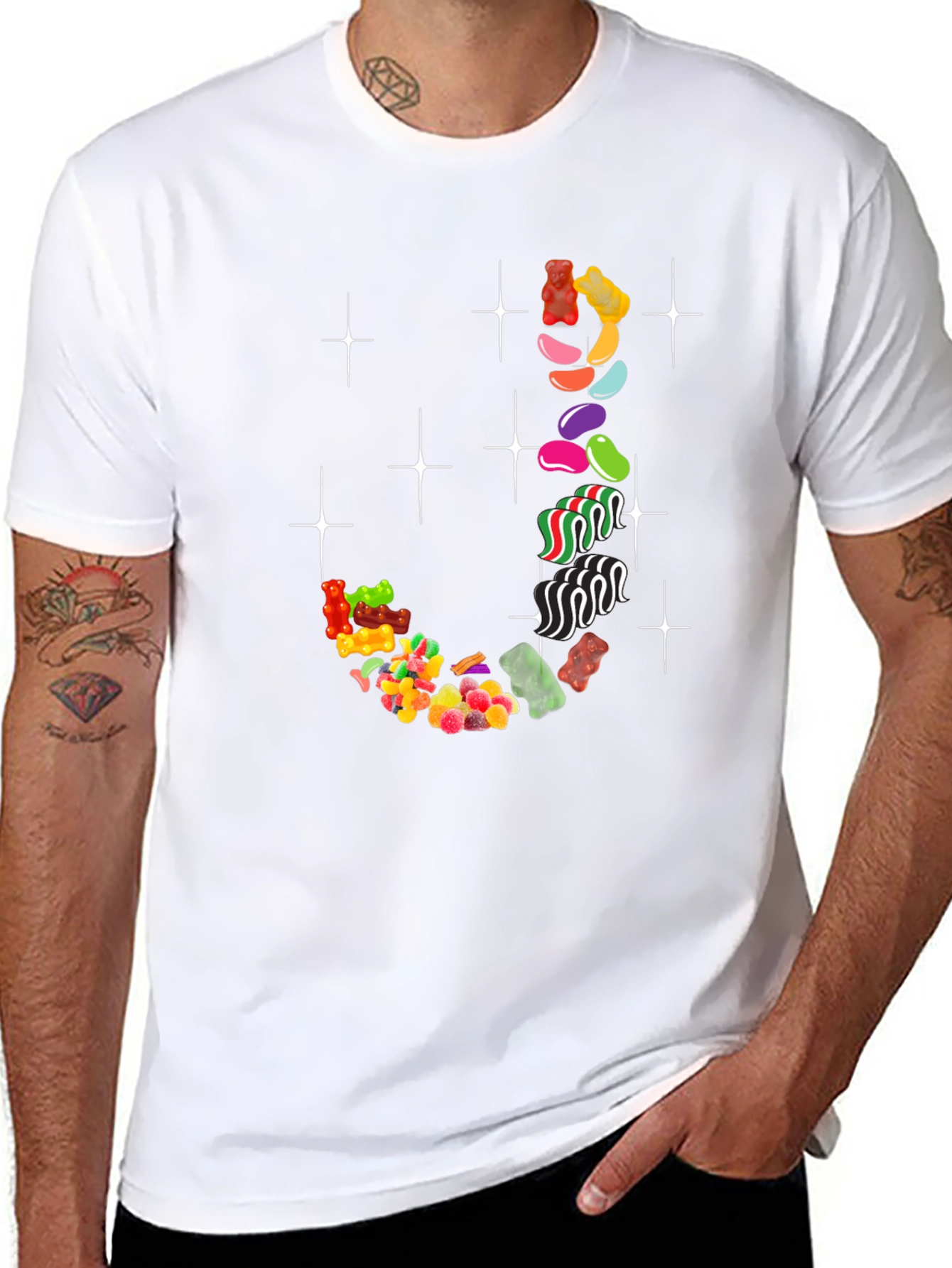 Candy J T-Shirt Fun Sweet Design