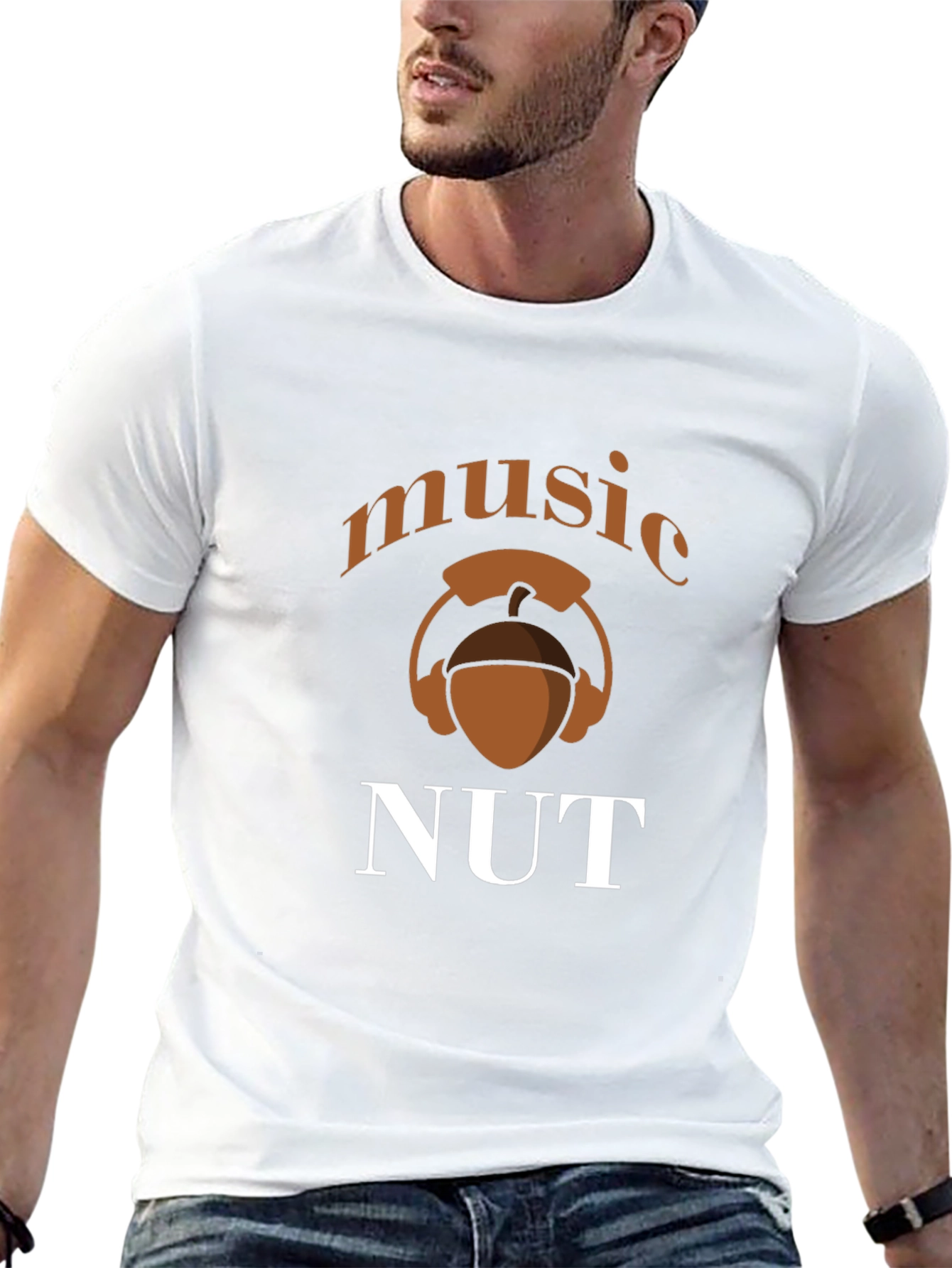 Music Nut T-Shirt - Black Cotton Tee