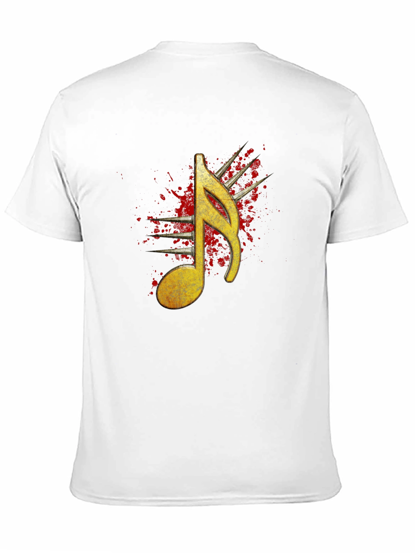 Music Note Graphic Tee - Mens Black T-Shirt