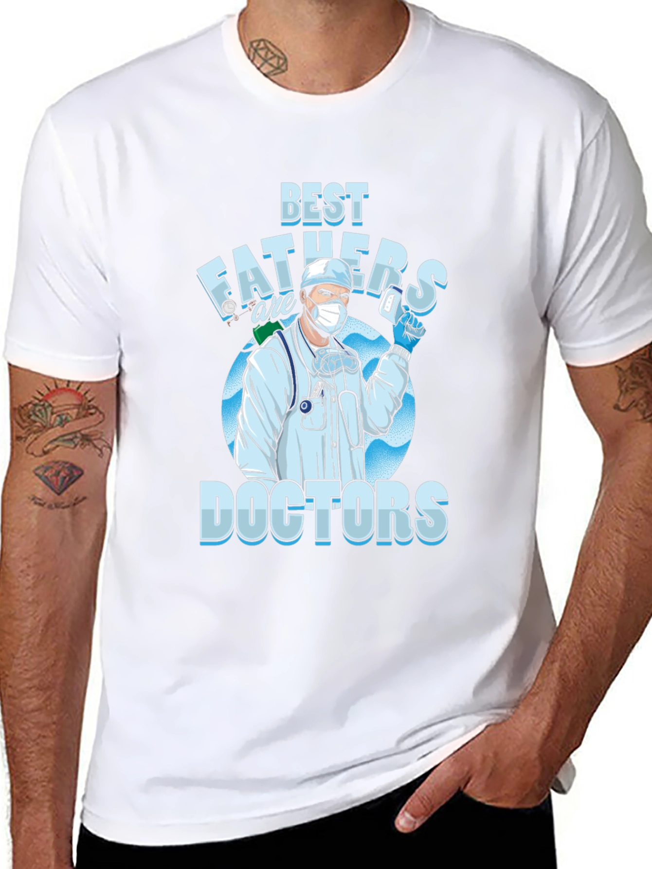 Best Fathers are Doctors T-Shirt
