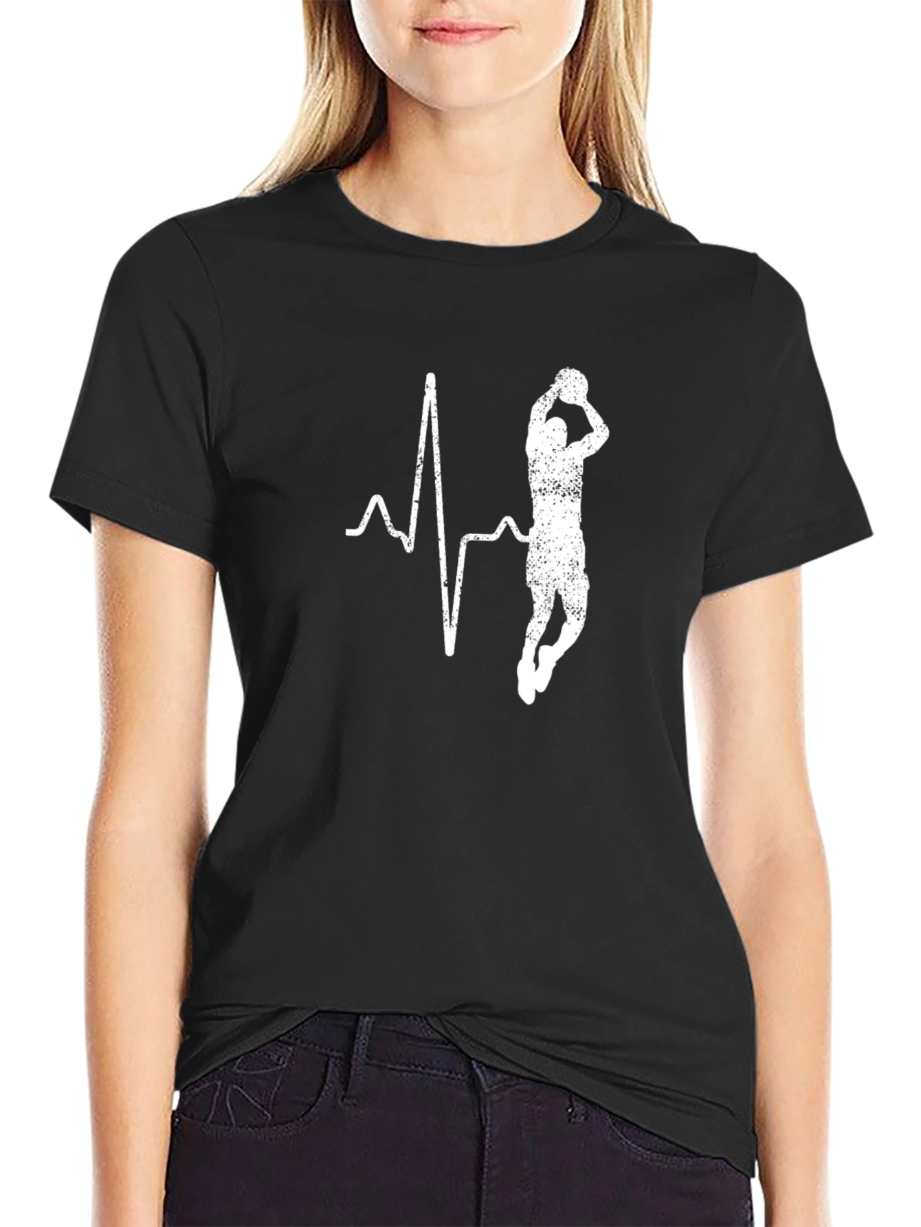 Basketball Heartbeat T-Shirt