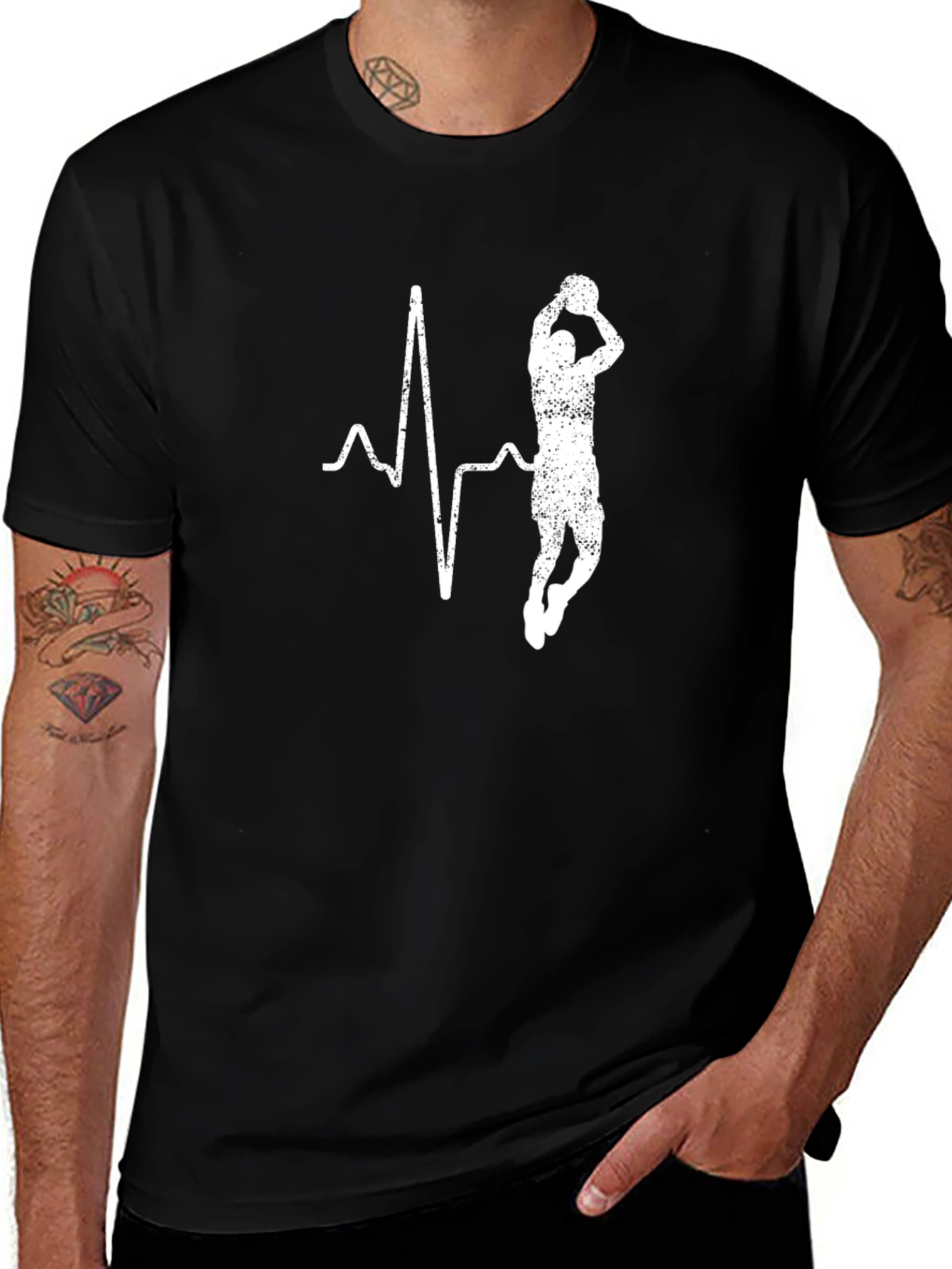 Basketball Heartbeat T-Shirt