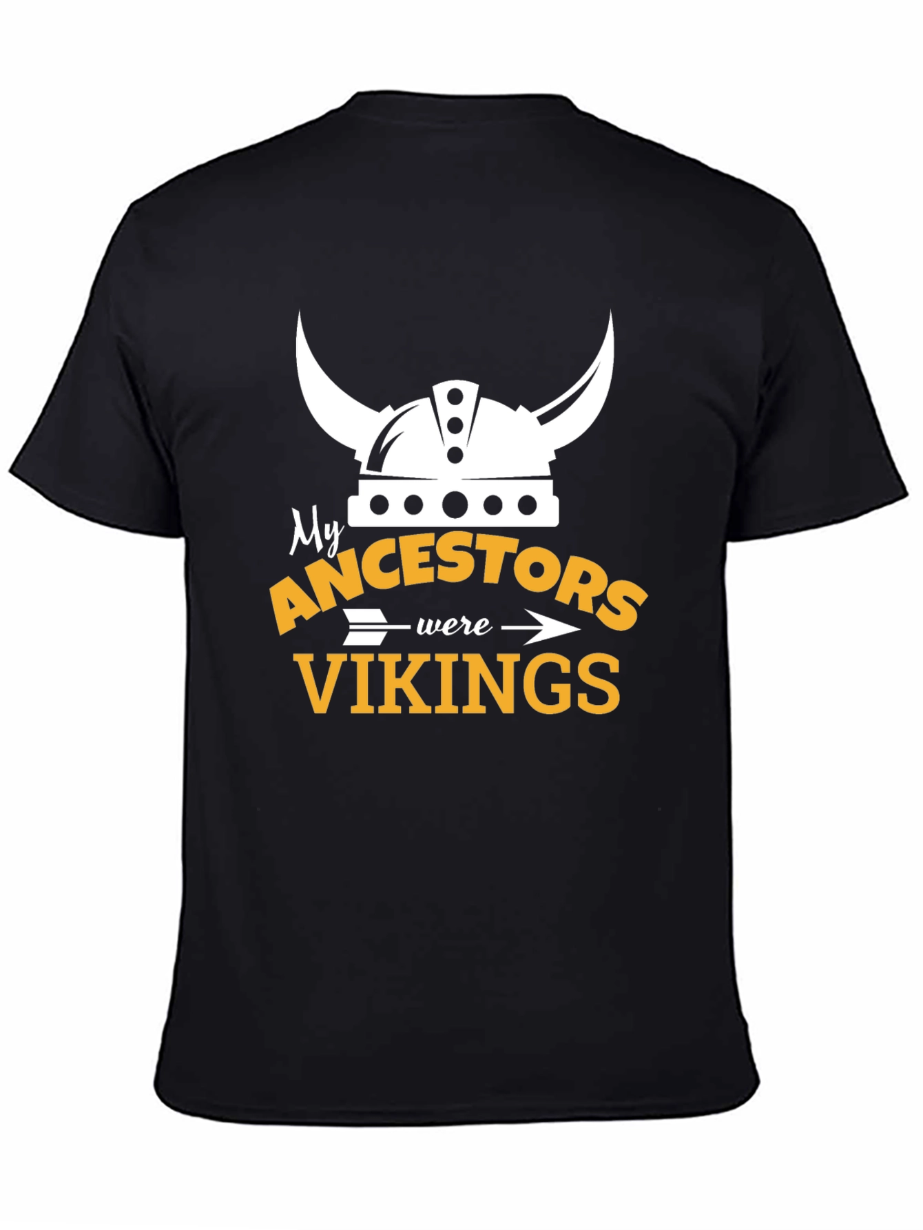 Viking Ancestry T-Shirt - Black