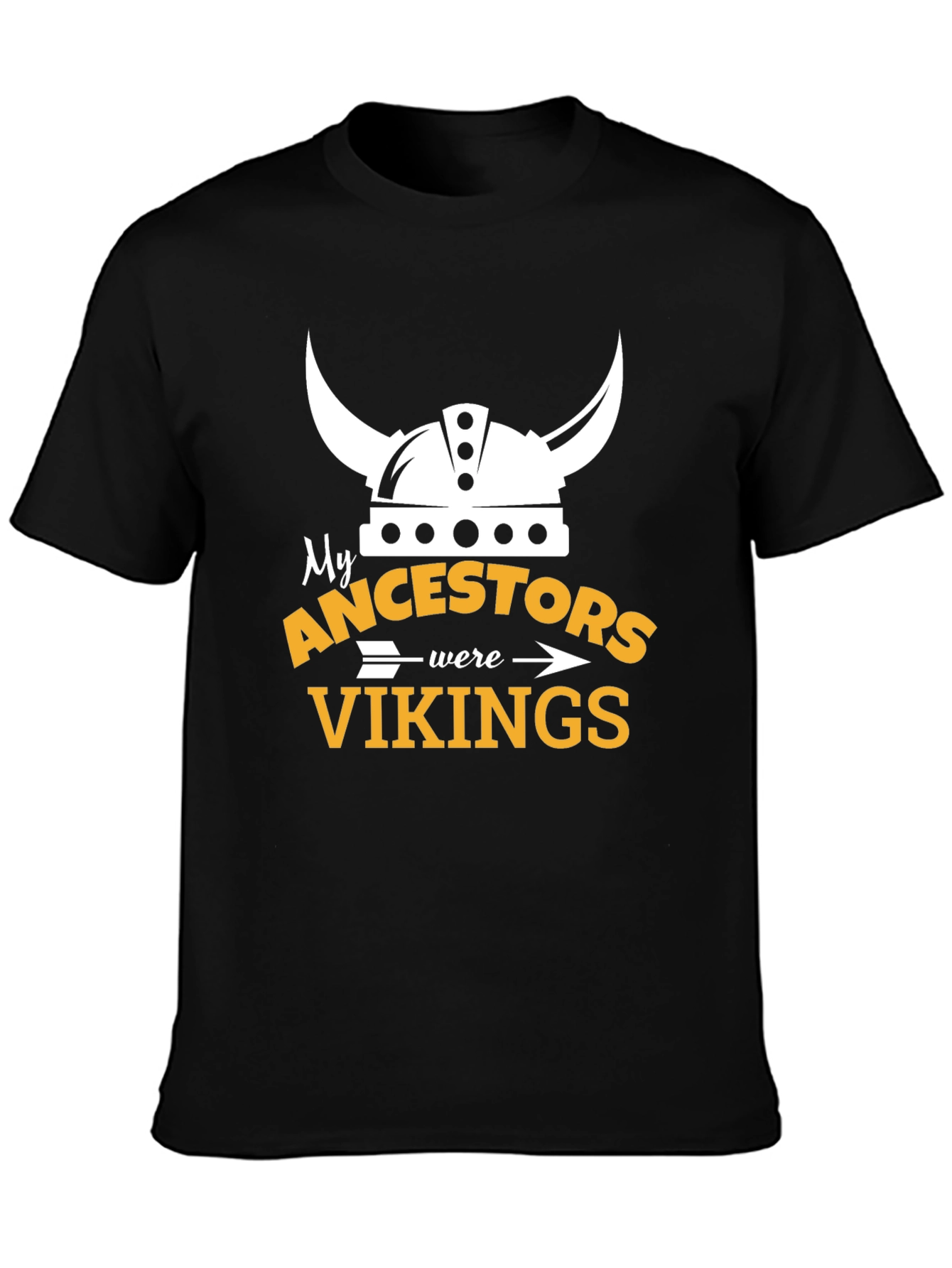 Viking Ancestry T-Shirt - Black