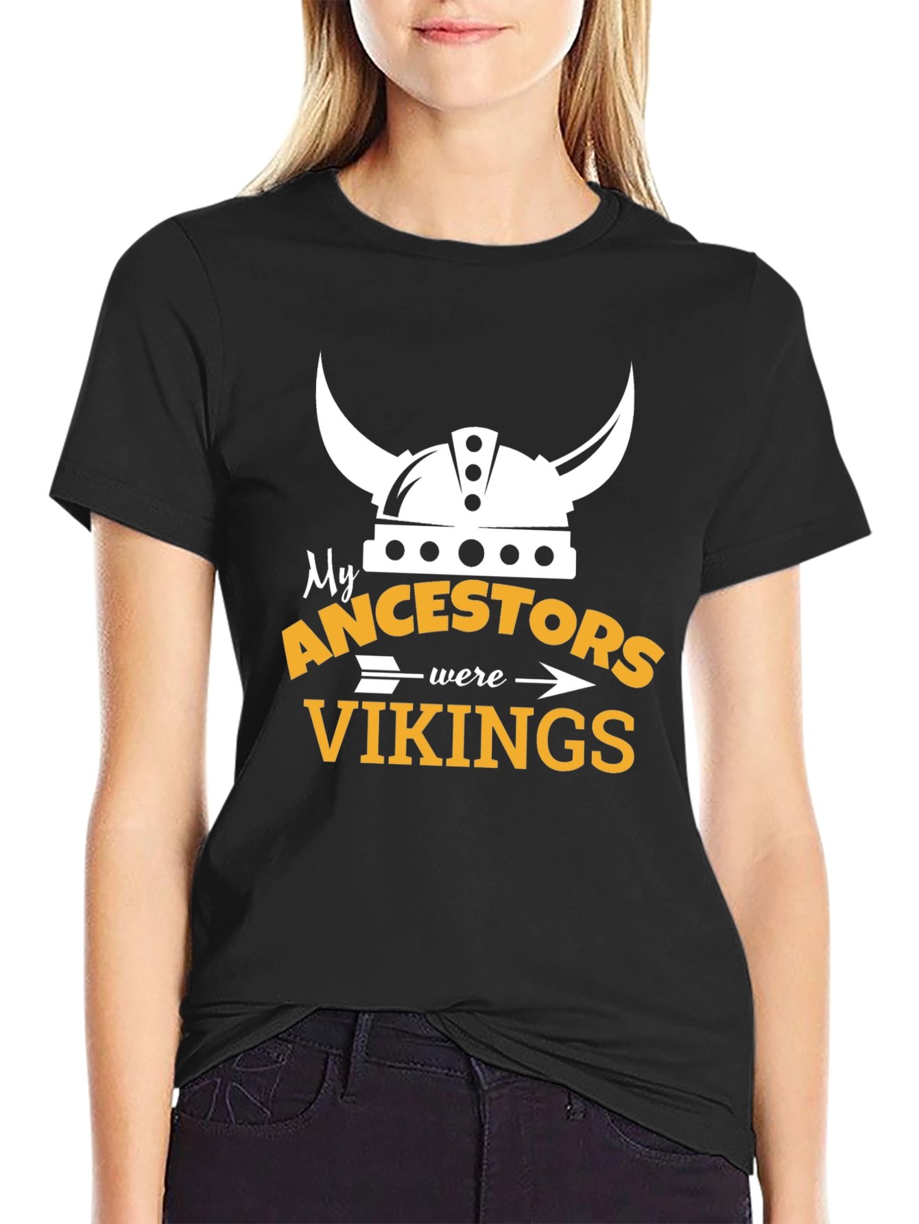 Viking Ancestry T-Shirt - Black