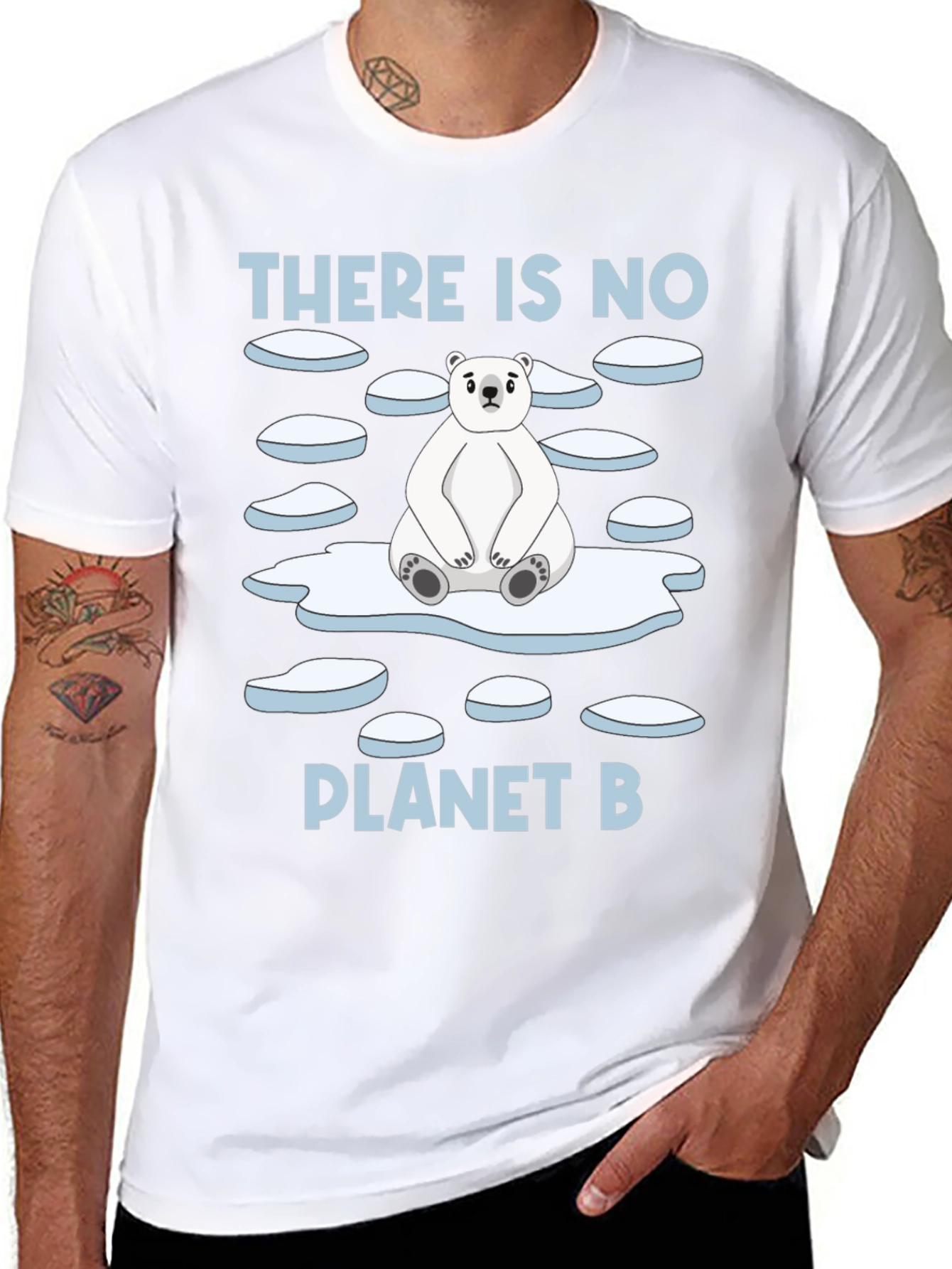 There Is No Planet B Polar Bear T-Shirt