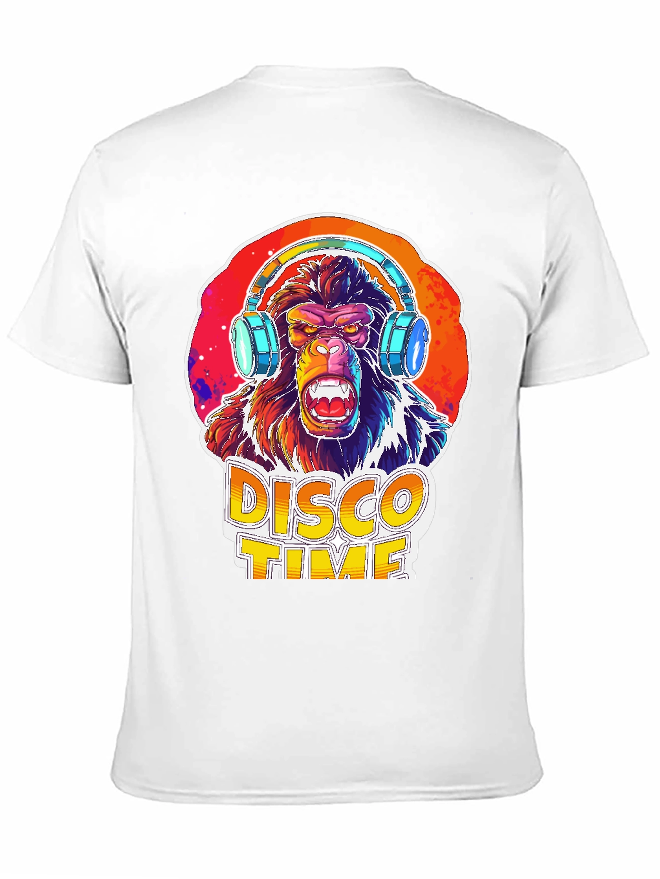 Disco Gorilla Graphic Tee - Party Animal Shirt