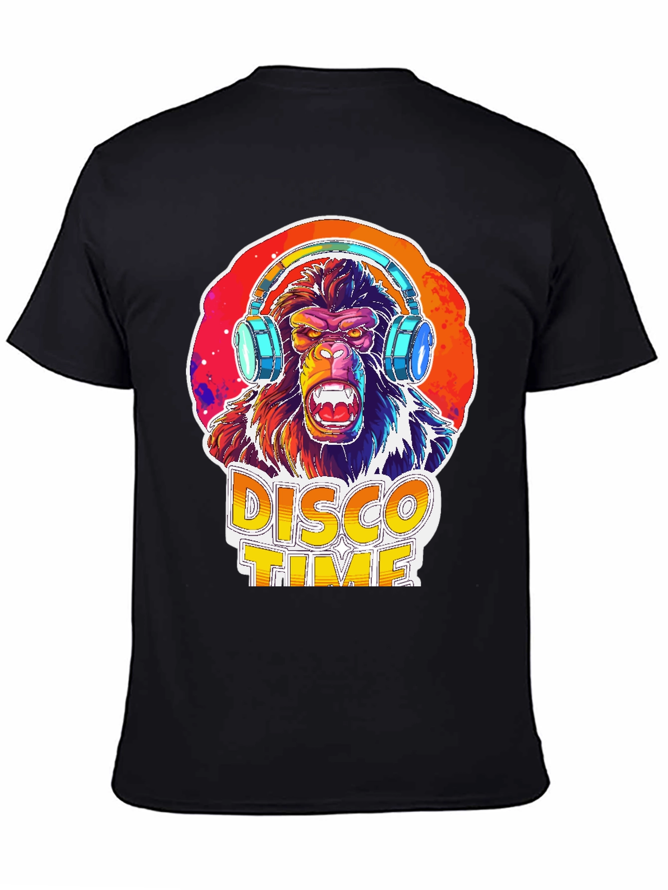 Disco Gorilla Graphic Tee - Party Animal Shirt