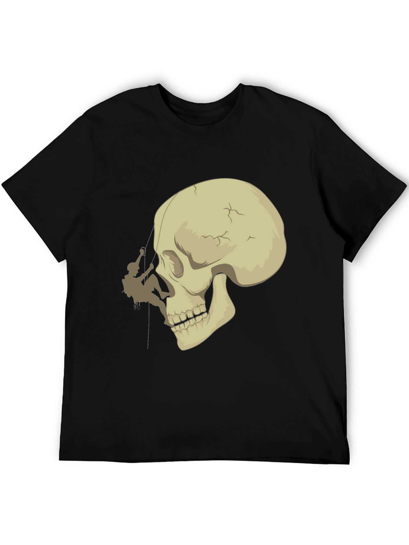 Skull Climber Graphic Tee - Edgy & Unique