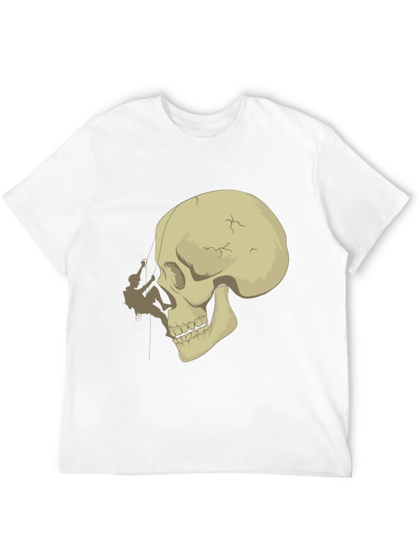 Skull Climber Graphic Tee - Edgy & Unique