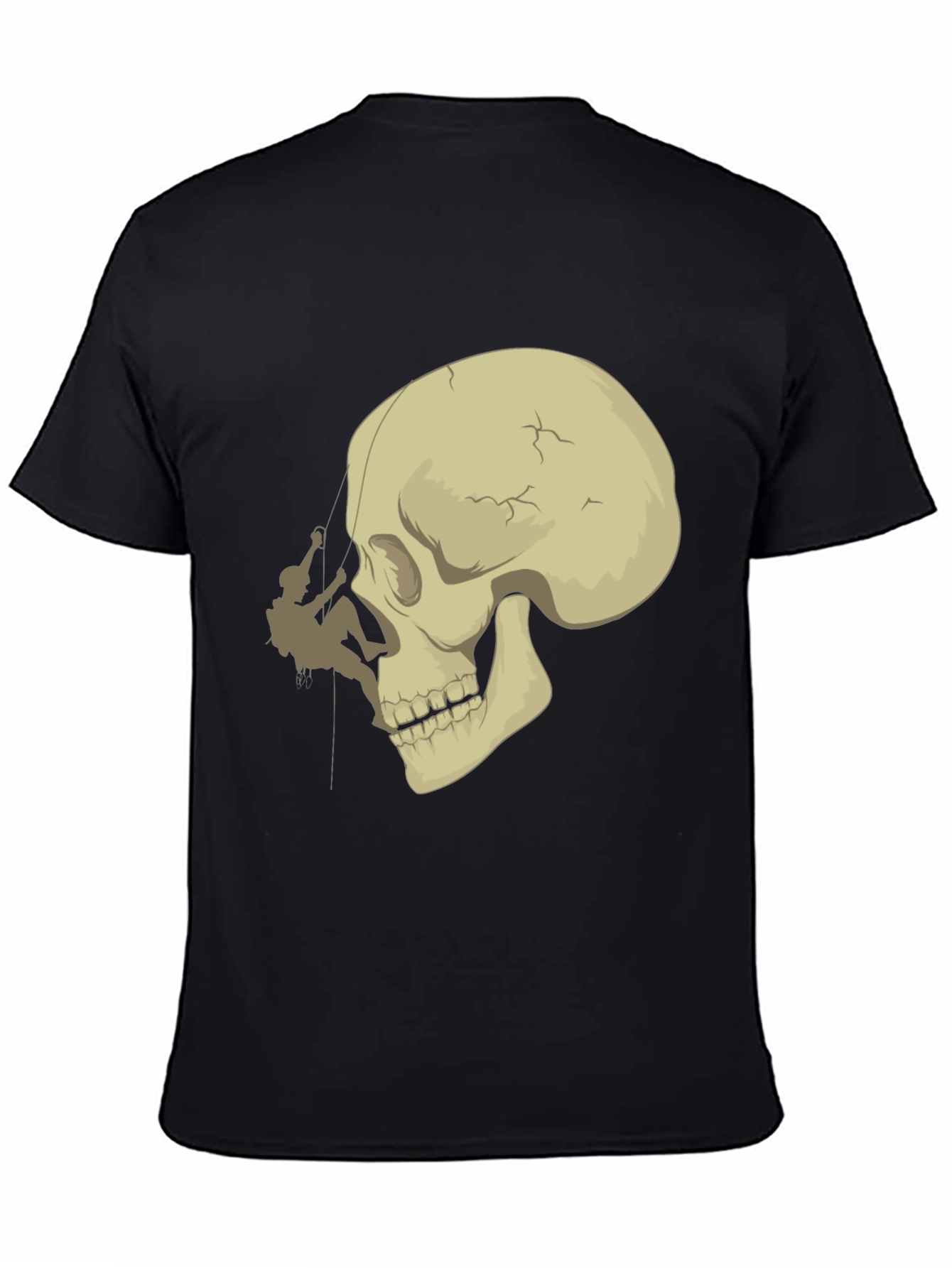 Skull Climber Graphic Tee - Edgy & Unique