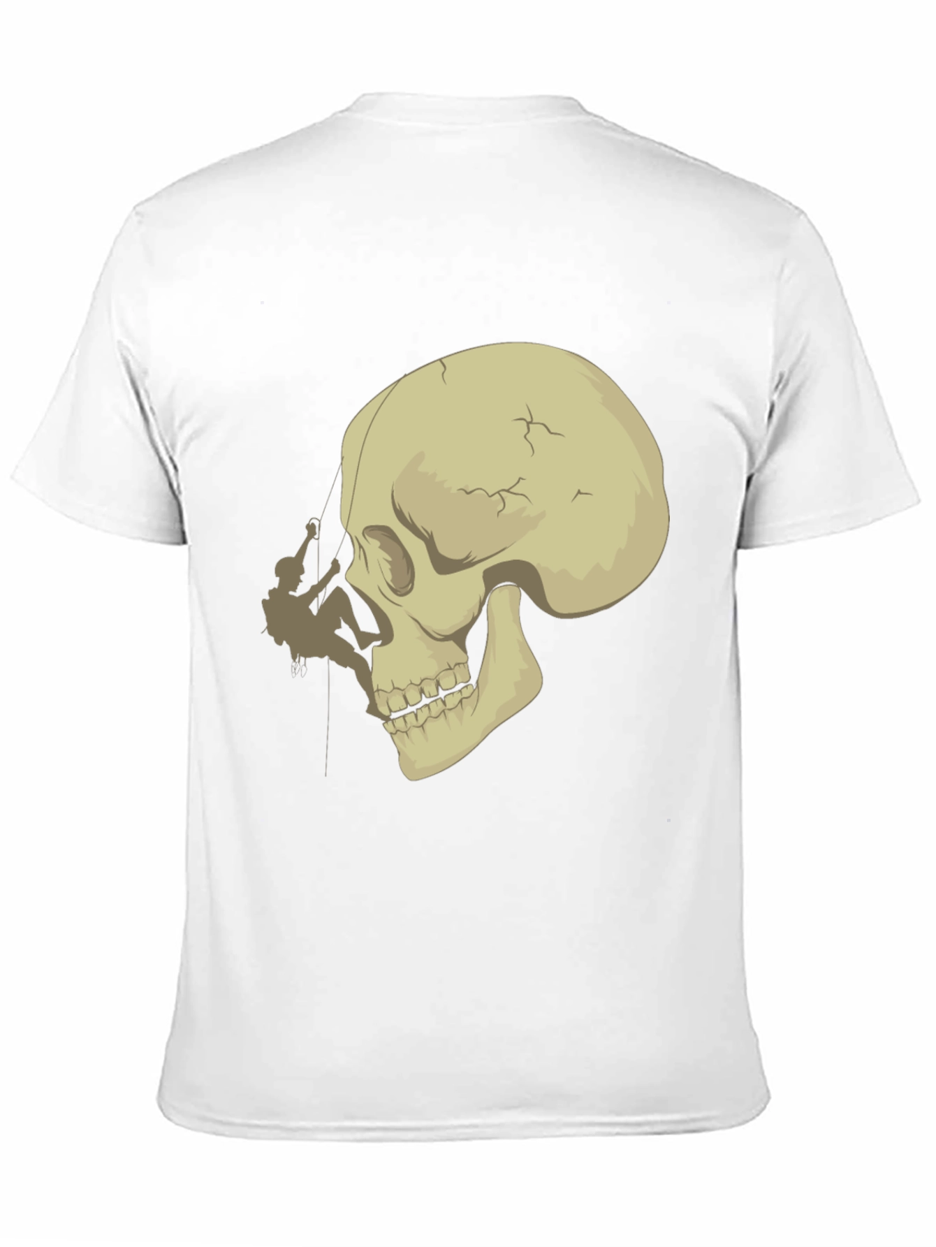 Skull Climber Graphic Tee - Edgy & Unique