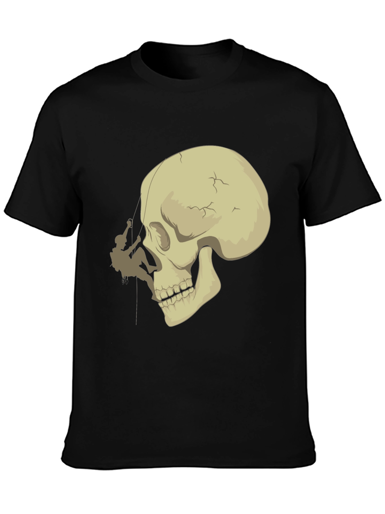 Skull Climber Graphic Tee - Edgy & Unique