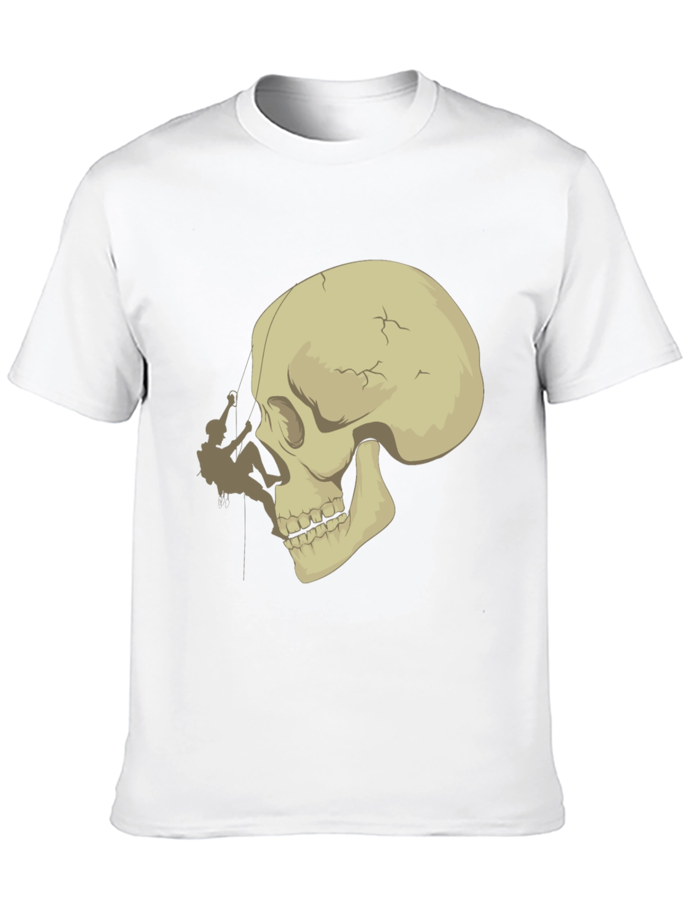 Skull Climber Graphic Tee - Edgy & Unique