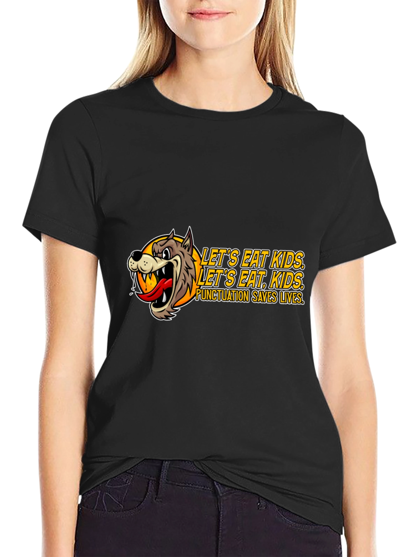 Eat Kids Punctuation Humor T-Shirt