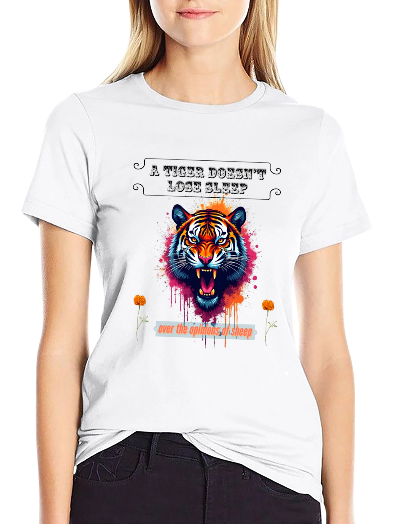A Tiger Doesnt Lose Sleep Graphic Tee