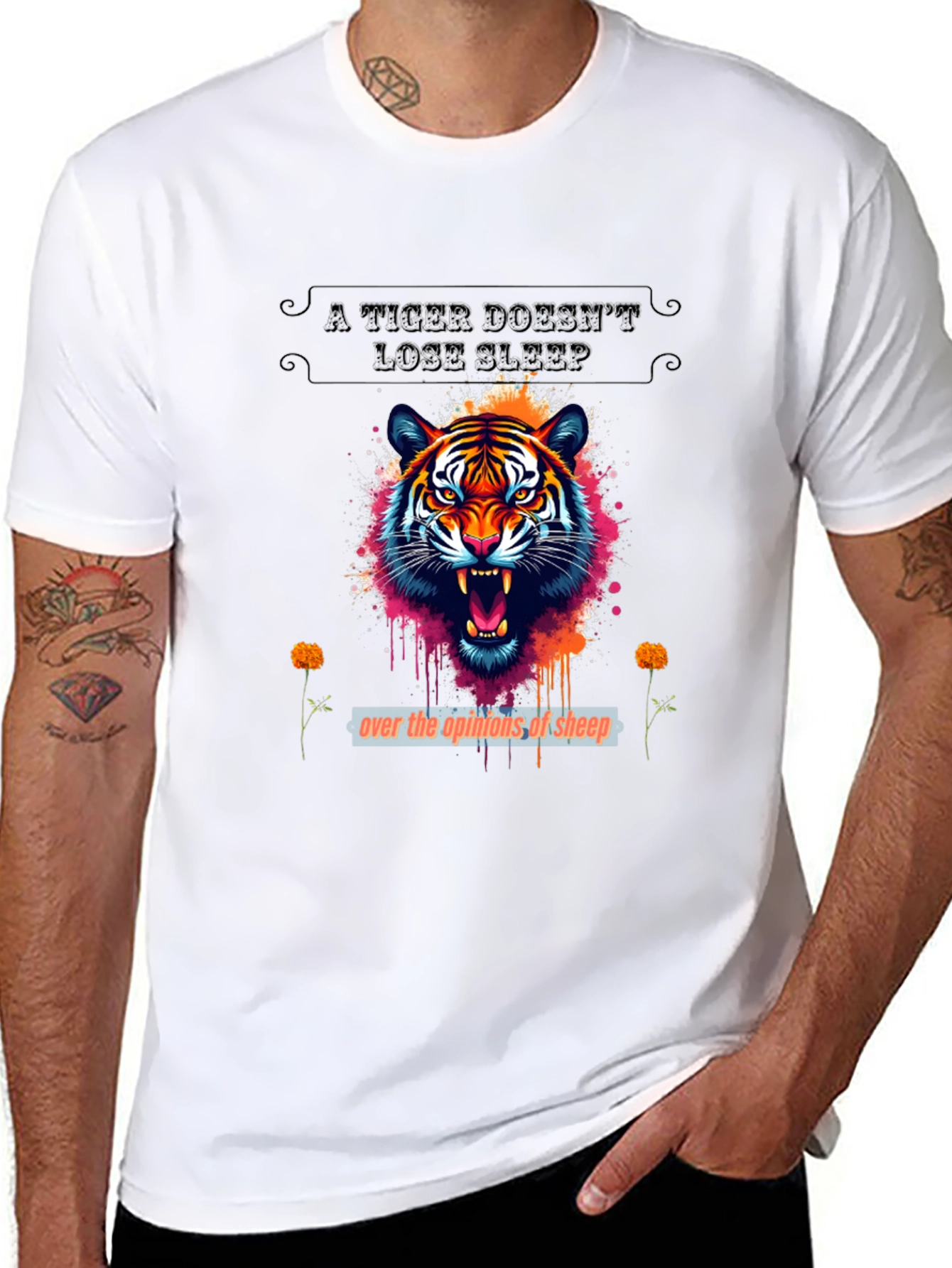 A Tiger Doesnt Lose Sleep Graphic Tee