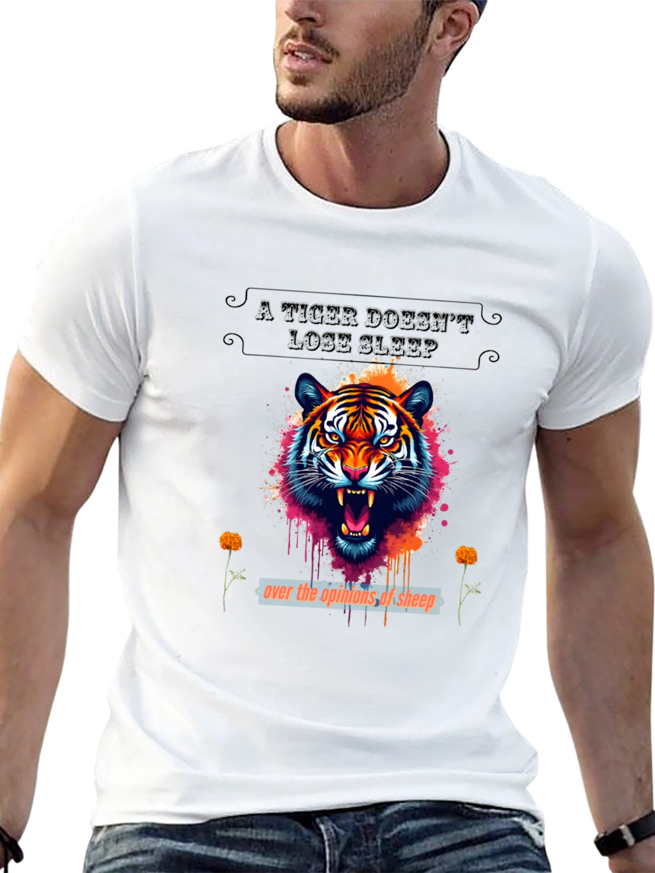 A Tiger Doesnt Lose Sleep Graphic Tee
