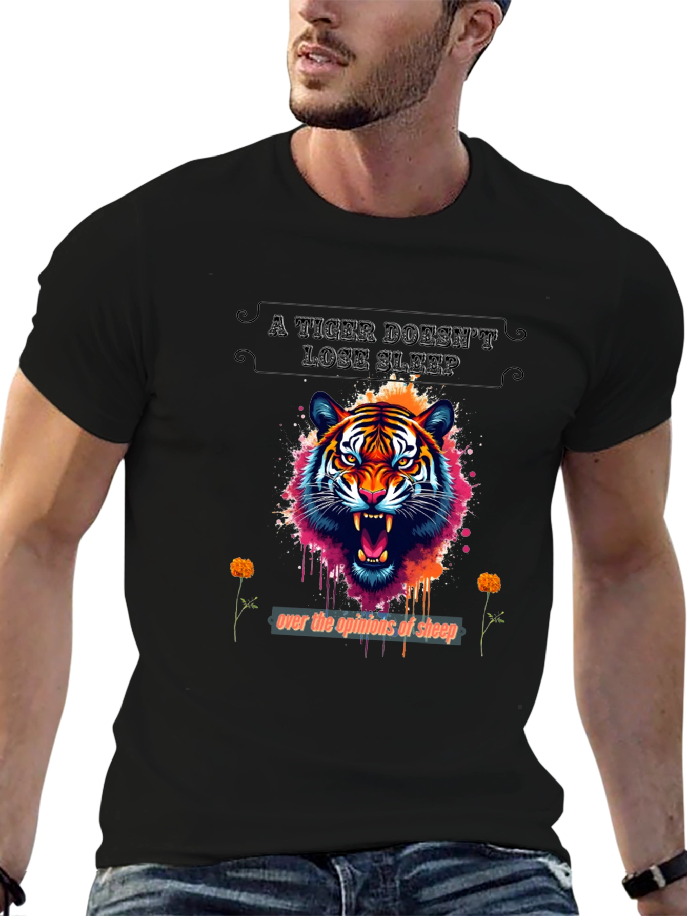 A Tiger Doesnt Lose Sleep Graphic Tee
