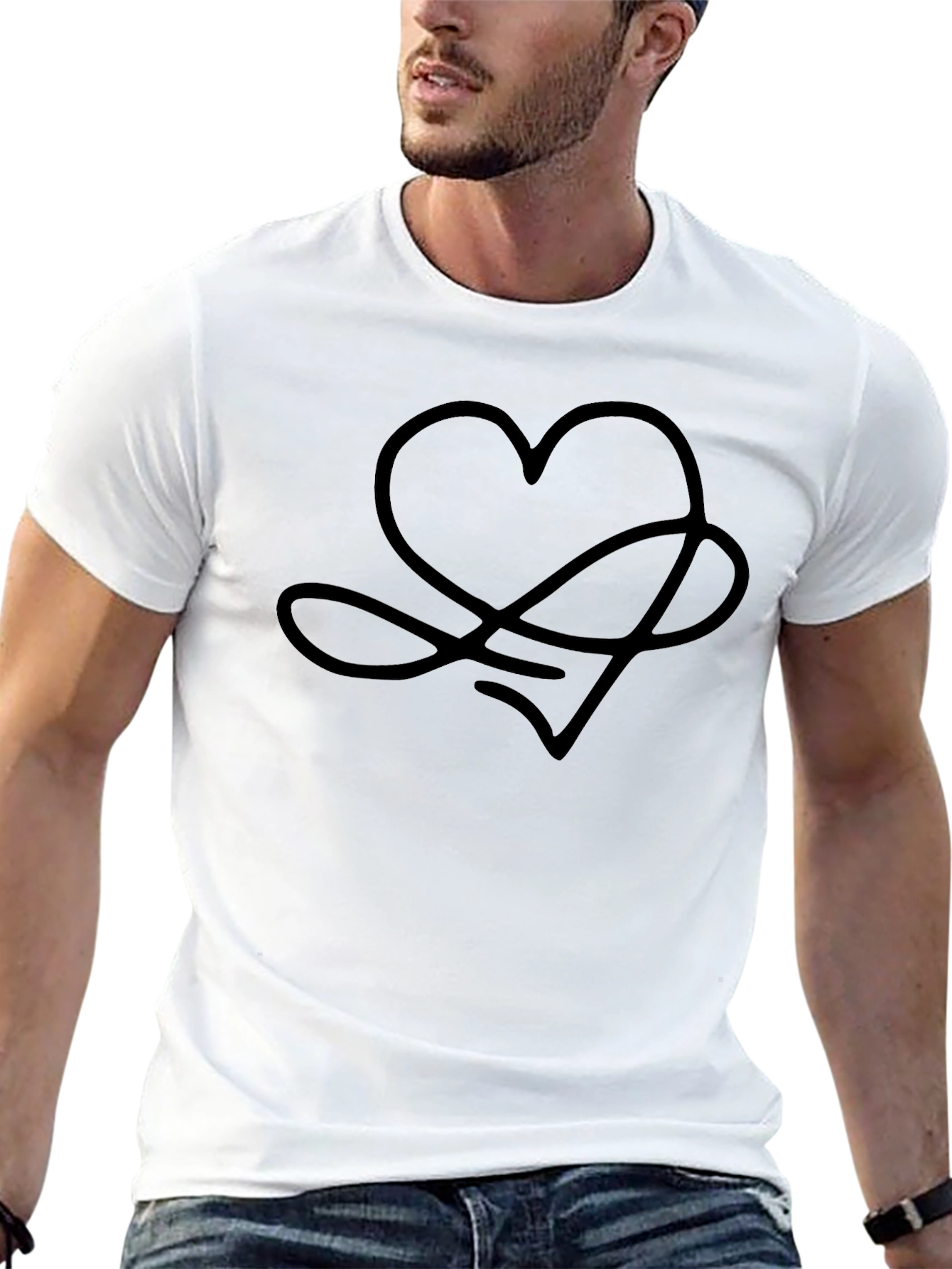 Love Yourself: Black Graphic Tee
