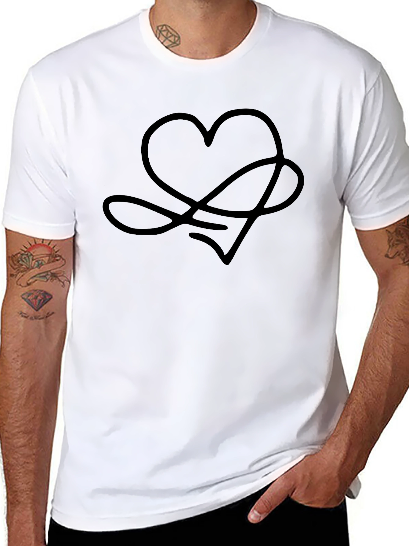 Love Yourself: Black Graphic Tee