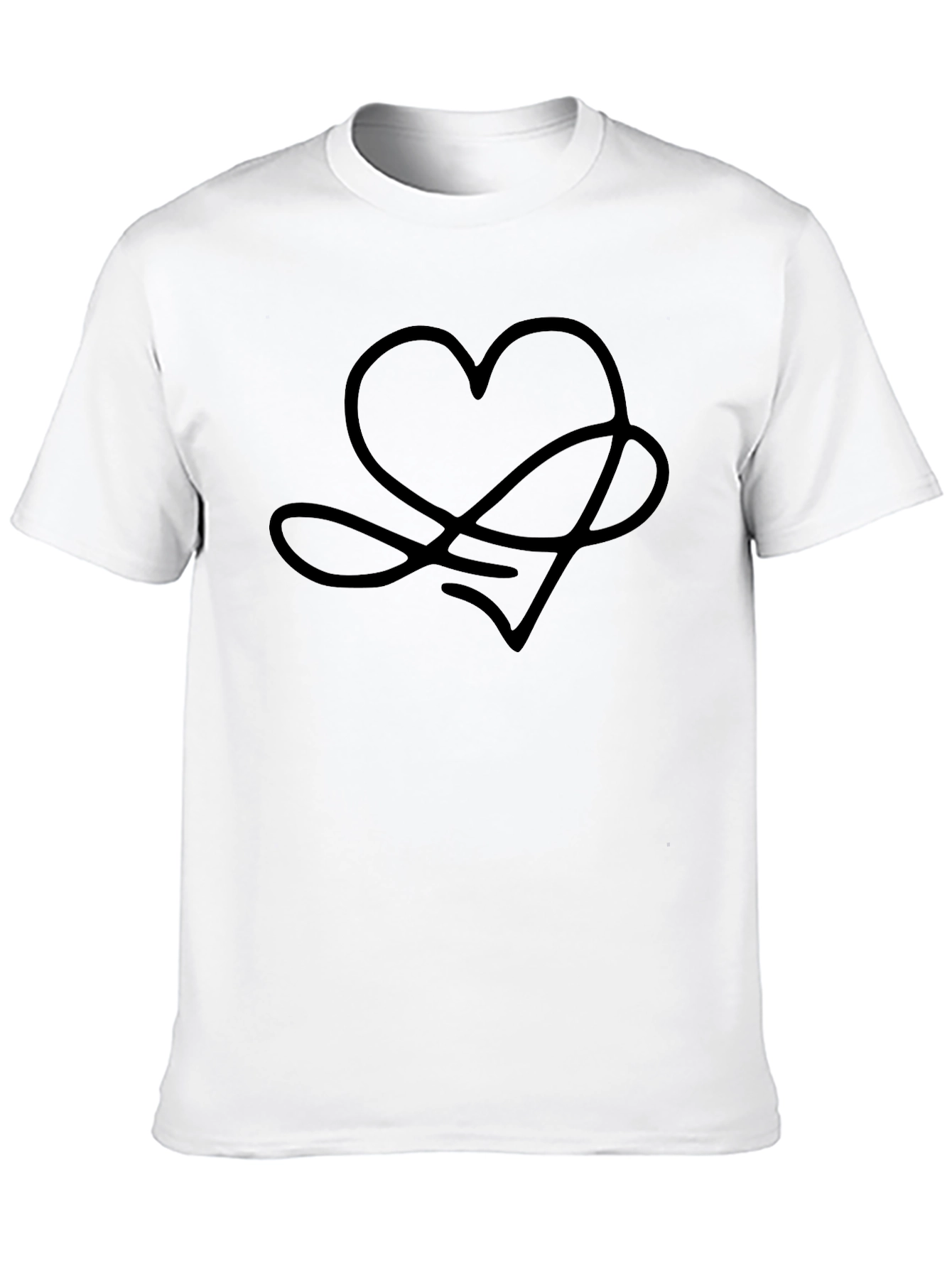 Love Yourself: Black Graphic Tee