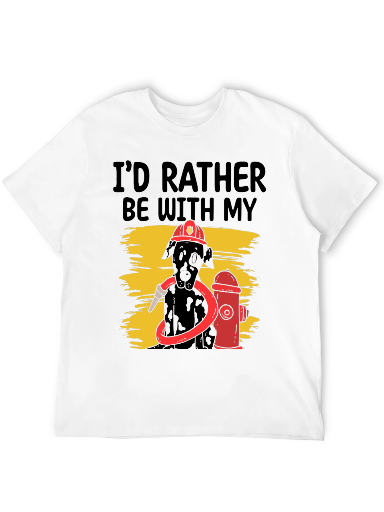 Dog Firefighter Graphic Tee