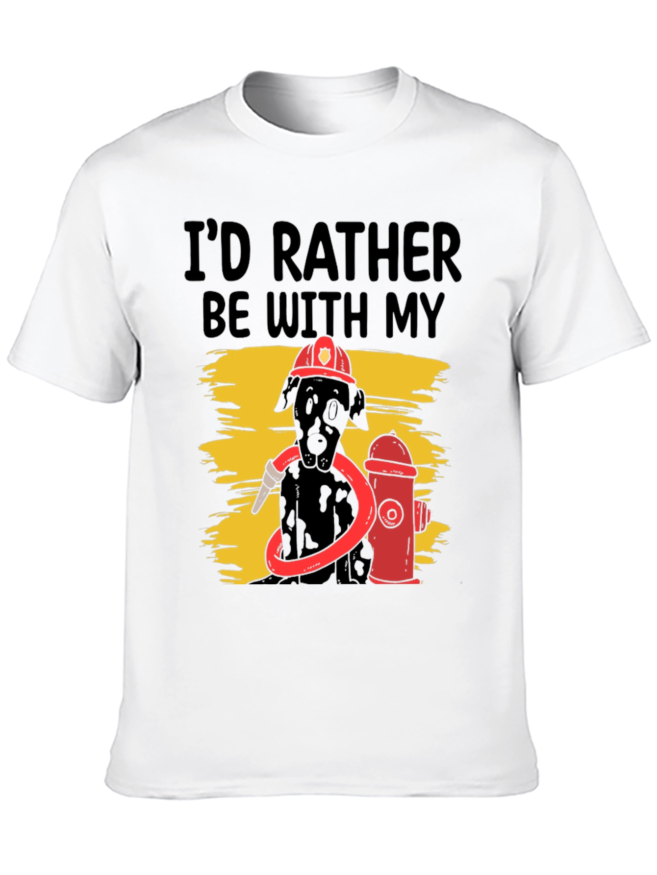 Dog Firefighter Graphic Tee