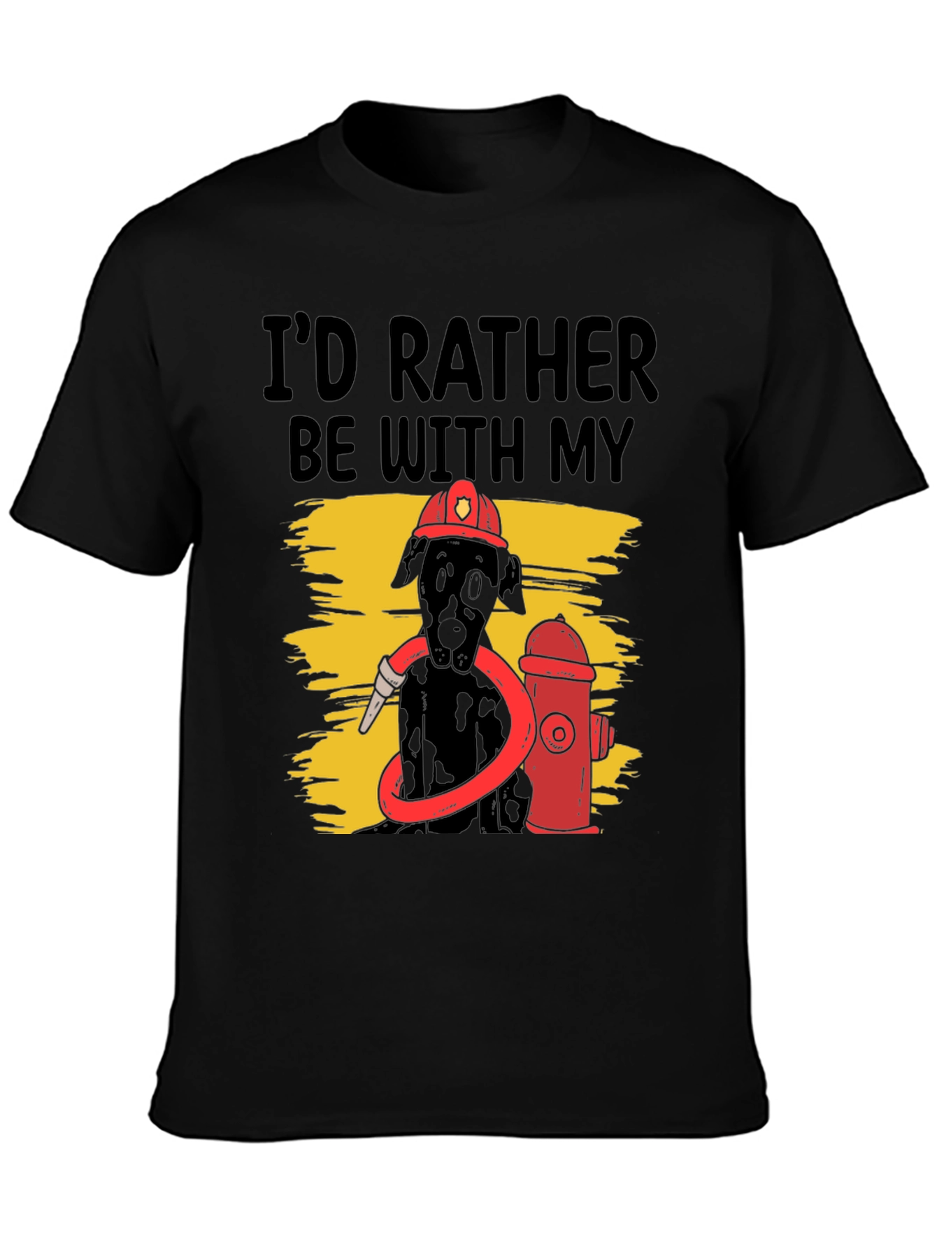 Dog Firefighter Graphic Tee