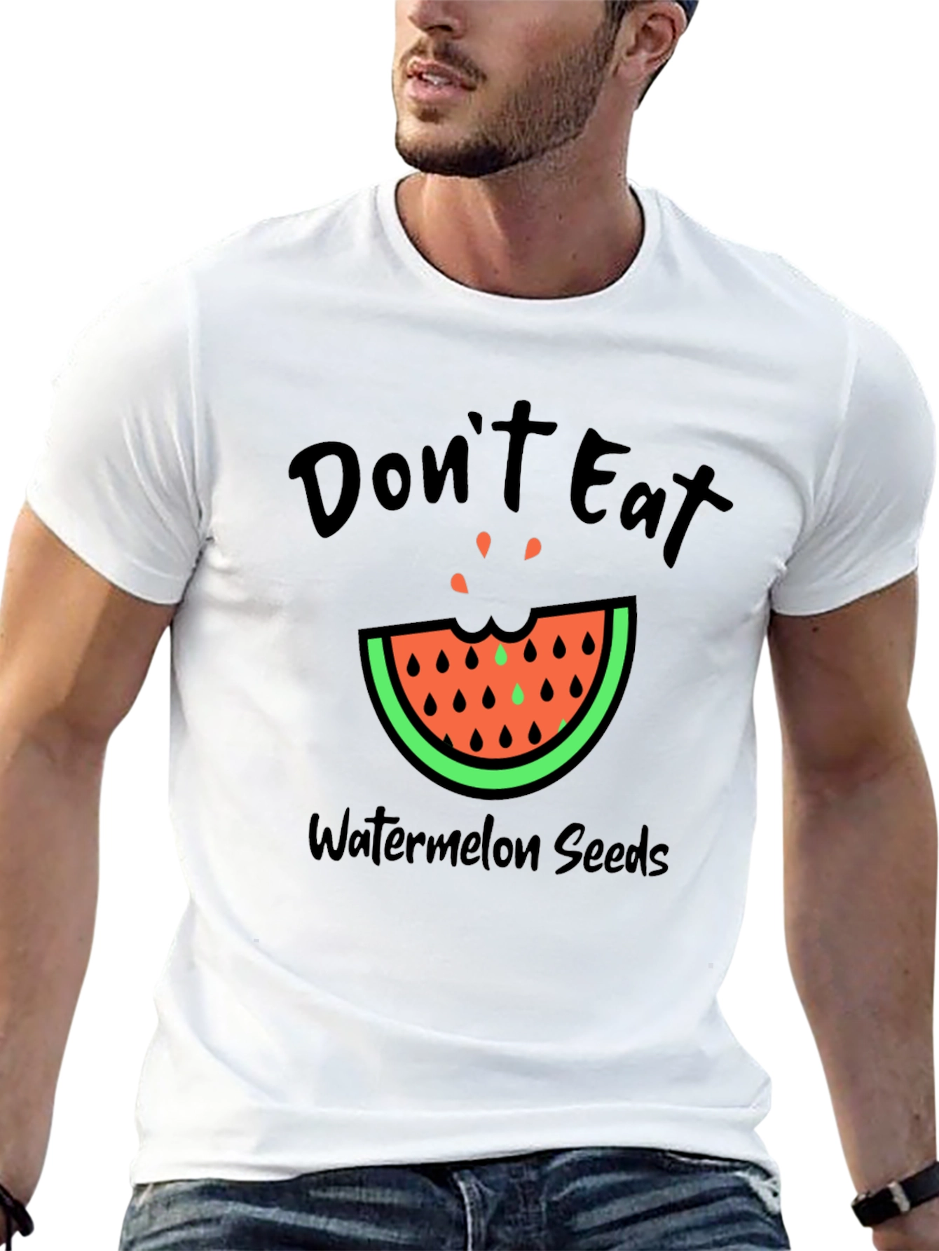 Dont Eat Watermelon Seeds Graphic Tee