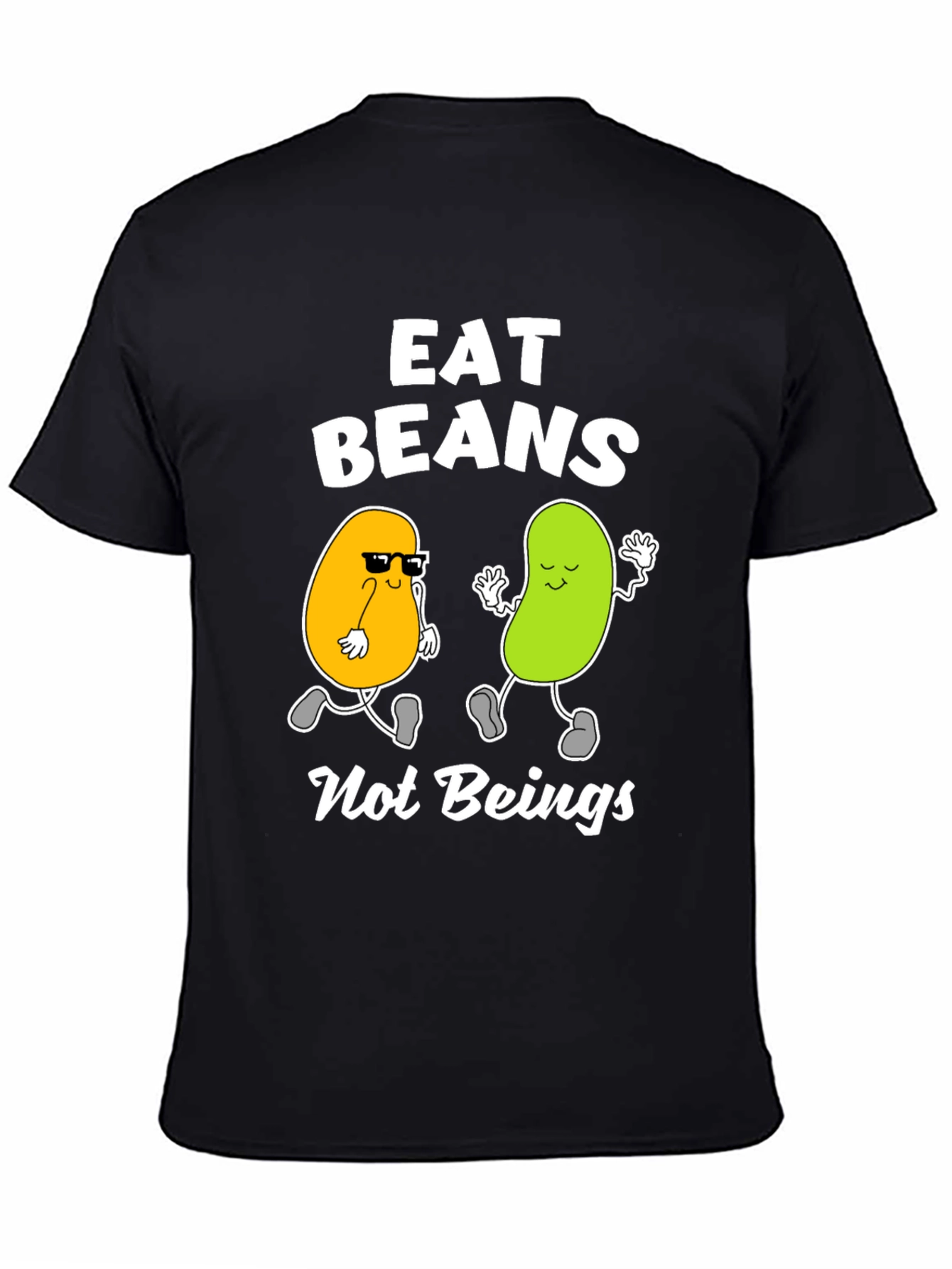 Eat Beans T-Shirt - Funny Vegan Tee