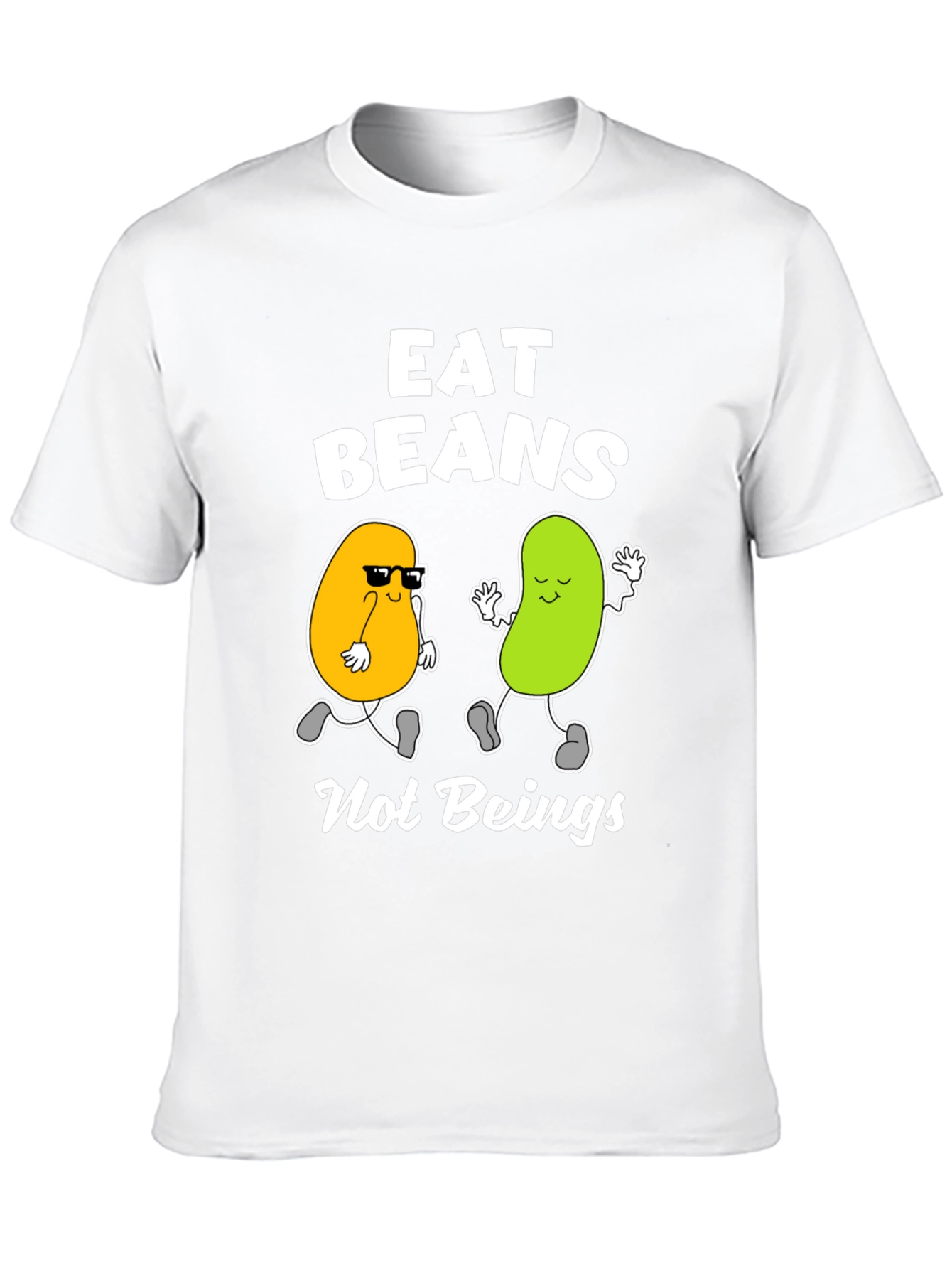 Eat Beans T-Shirt - Funny Vegan Tee