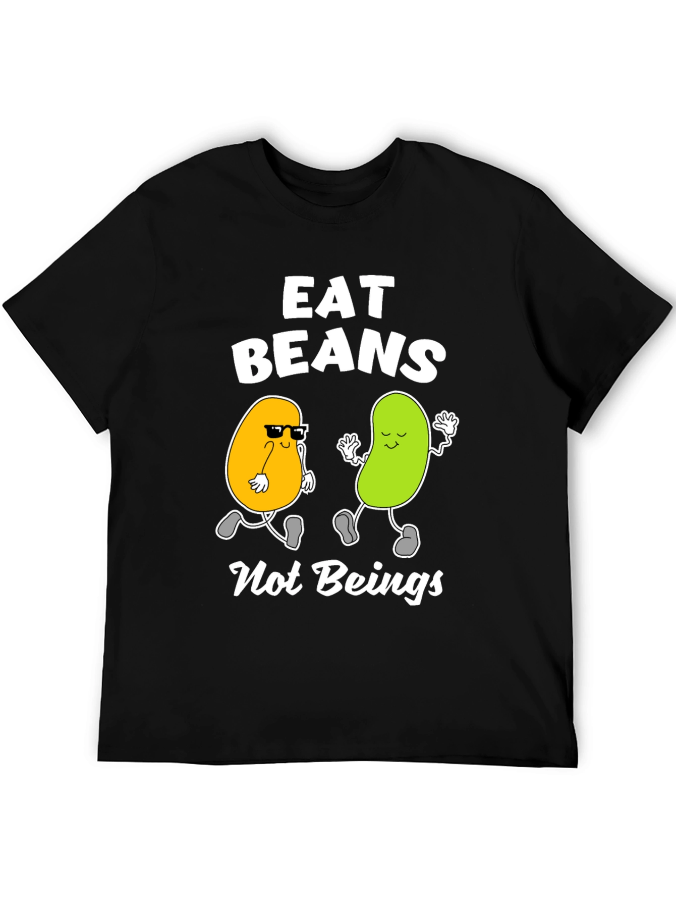 Eat Beans T-Shirt - Funny Vegan Tee
