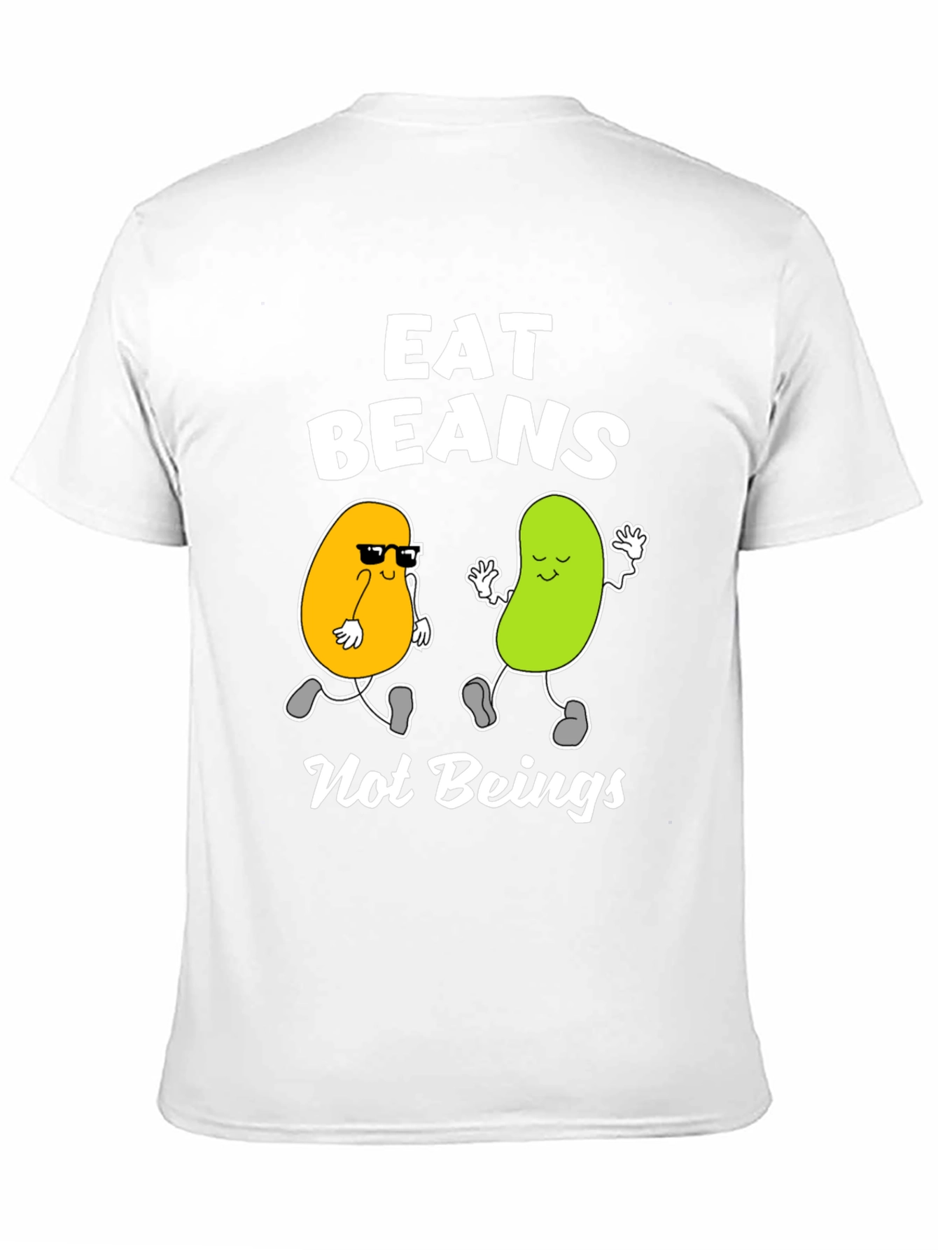 Eat Beans T-Shirt - Funny Vegan Tee