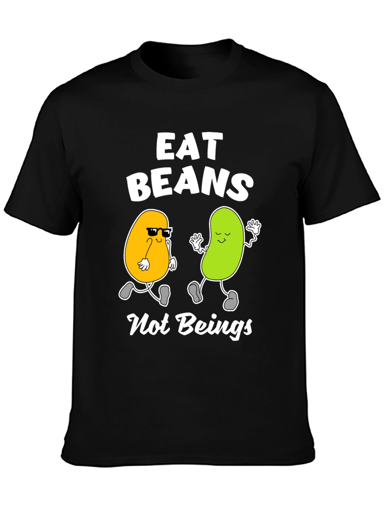 Eat Beans T-Shirt - Funny Vegan Tee